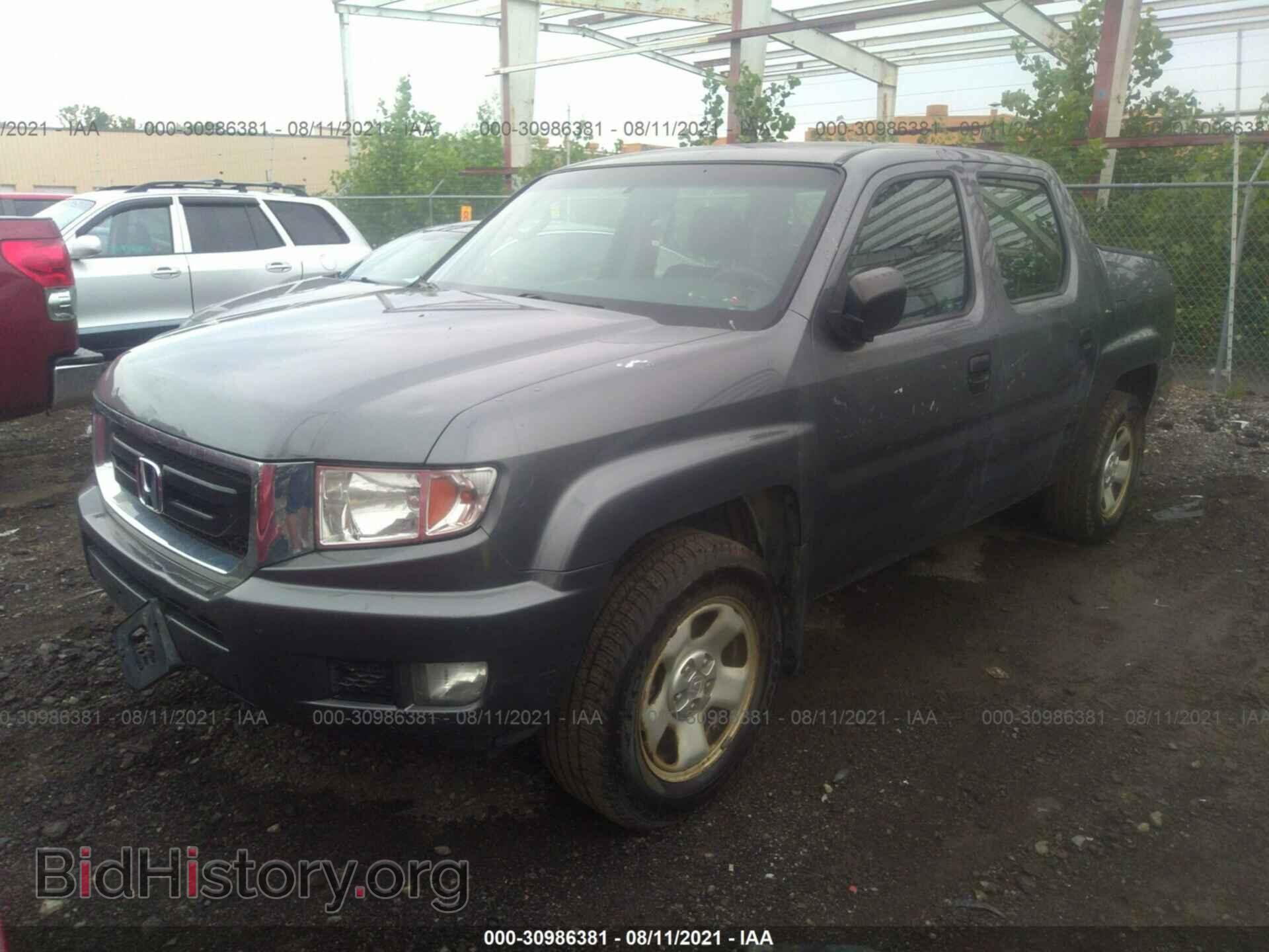 2011 HONDA RIDGELINE - VIN: 5FPYK1F22BB453222 - Фото 2