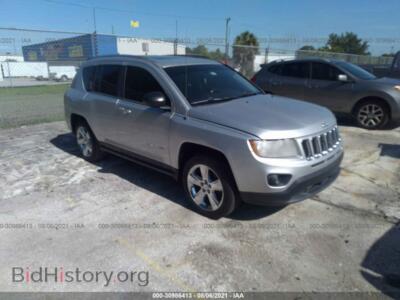 2012 Jeep COMPASS Limited, серебристый — VIN 1C4NJCCB2CD627796, IAAI