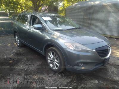 2013 Mazda CX-9 Grand Touring, зеленый — VIN JM3TB2DA8D0417983, IAAI
