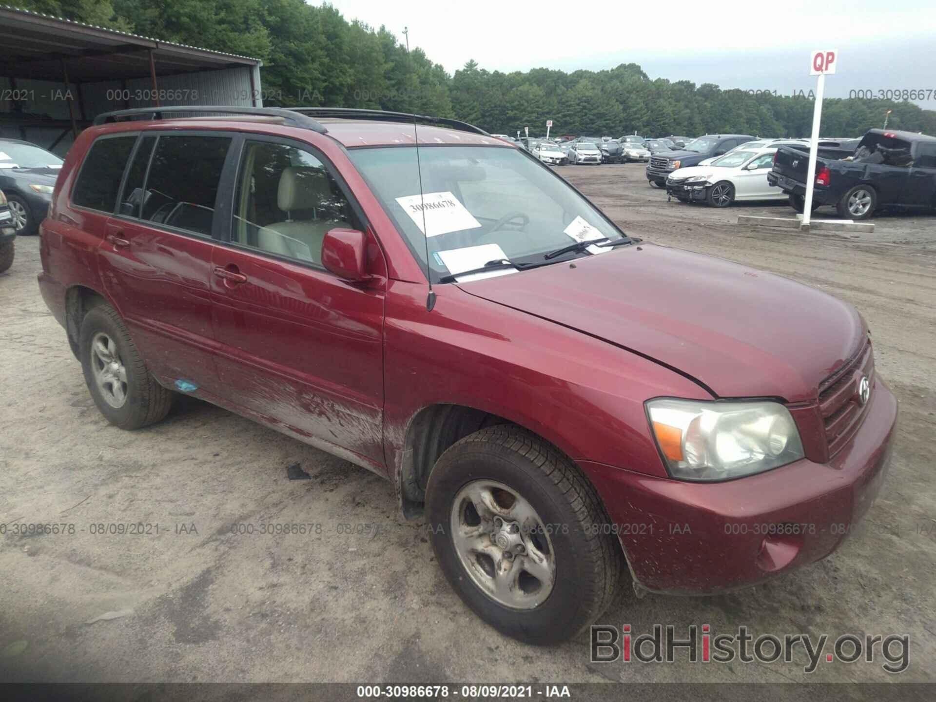 Photo JTEHD21A860044925 - TOYOTA HIGHLANDER 2006