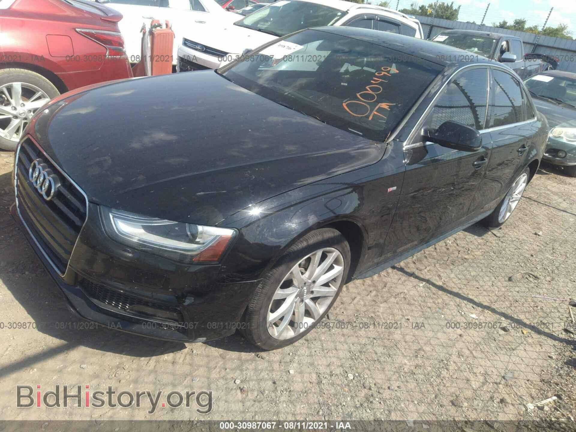 2014 AUDI A4 - VIN: WAUAFAFL2EN000499 - Photo 2