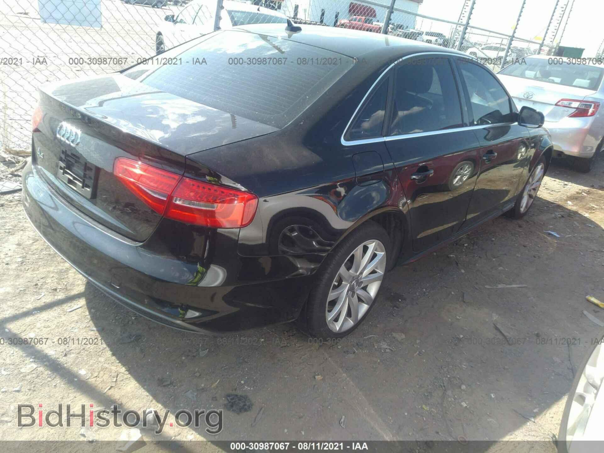 2014 AUDI A4 - VIN: WAUAFAFL2EN000499 - Photo 4