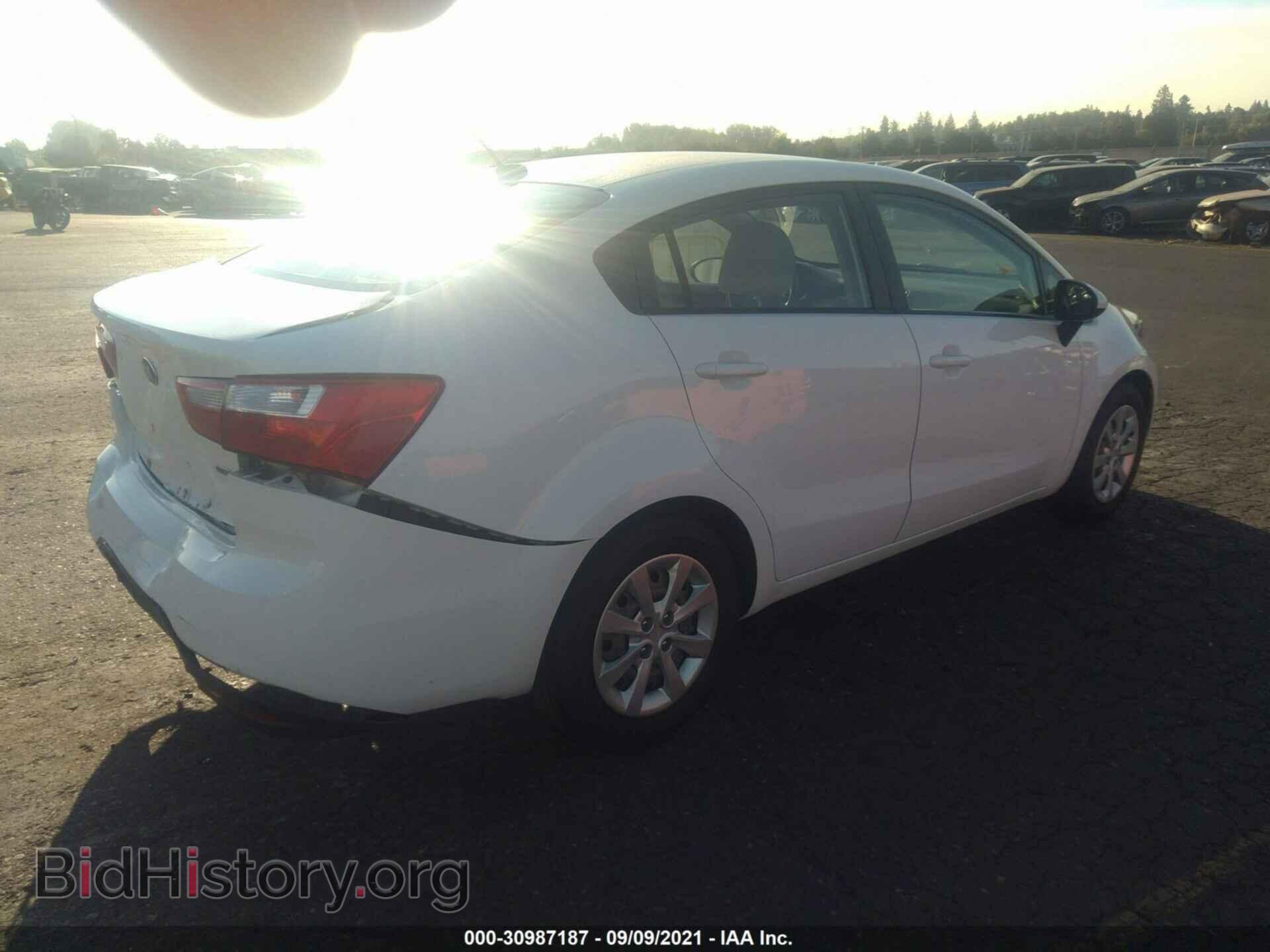 2013 KIA RIO - VIN: KNADM4A33D6218293 - Фото 4