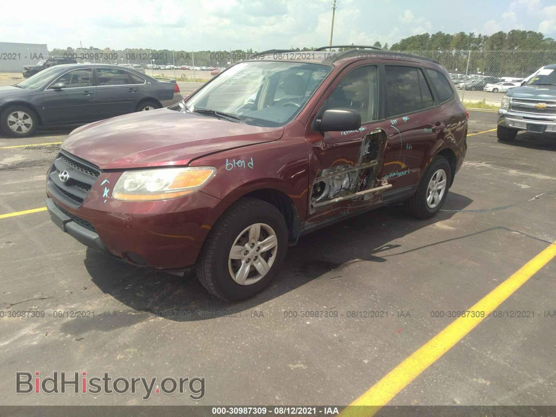 2009 HYUNDAI SANTA FE - VIN: 5NMSG13D99H317510 - Фото 2