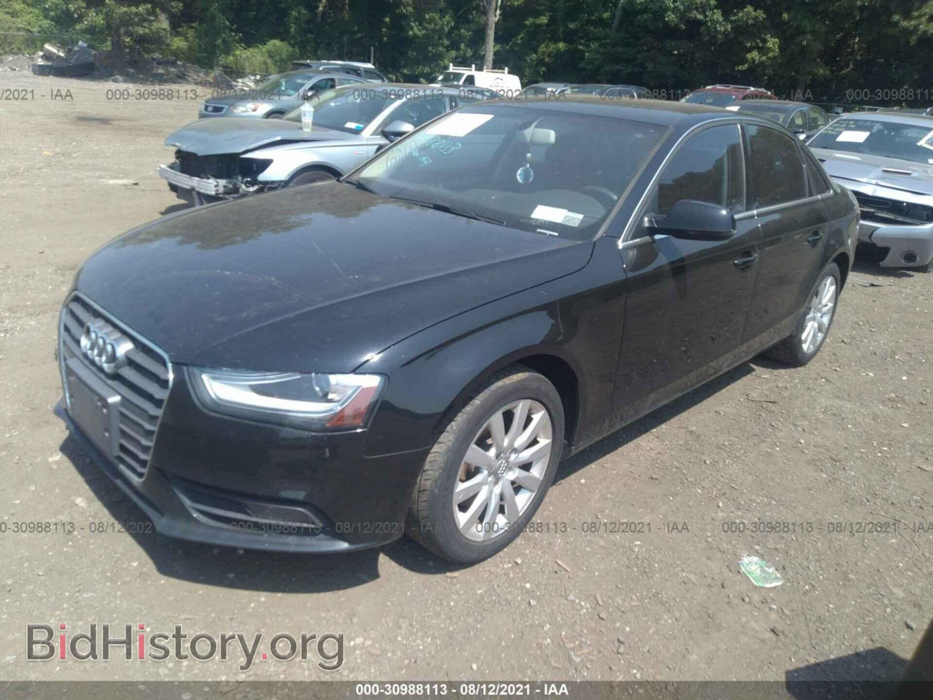 2013 AUDI A4 - VIN: WAUBFAFL5DN036917 - Photo 2