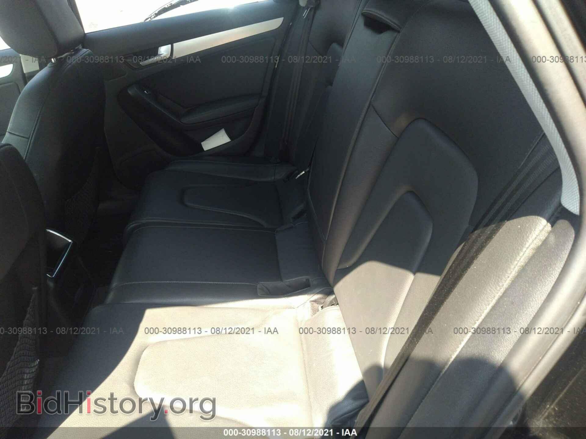 2013 AUDI A4 - VIN: WAUBFAFL5DN036917 - Photo 8