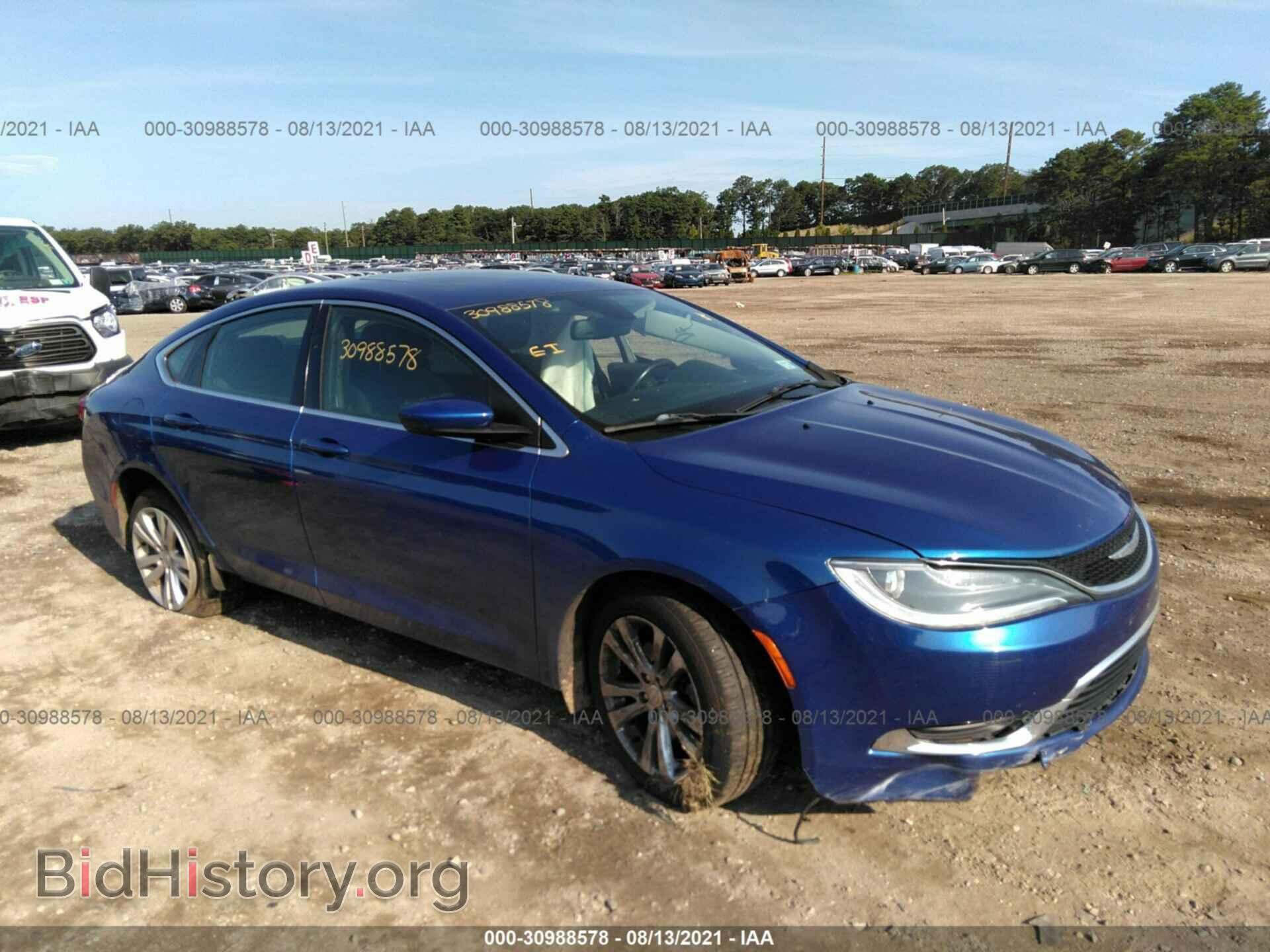 Photo 1C3CCCAB8FN558989 - CHRYSLER 200 2015