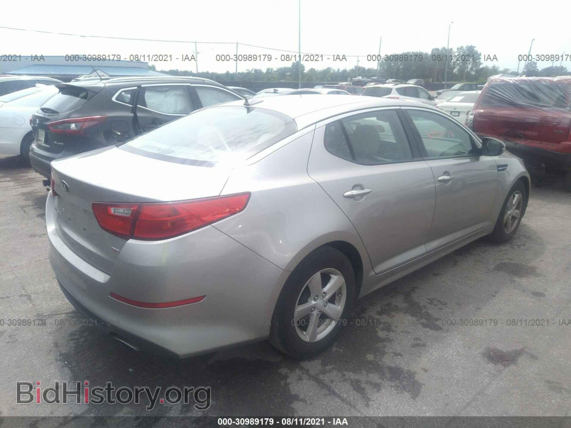 2014 KIA OPTIMA - VIN: KNAGM4A78E5458107 - Фото 4