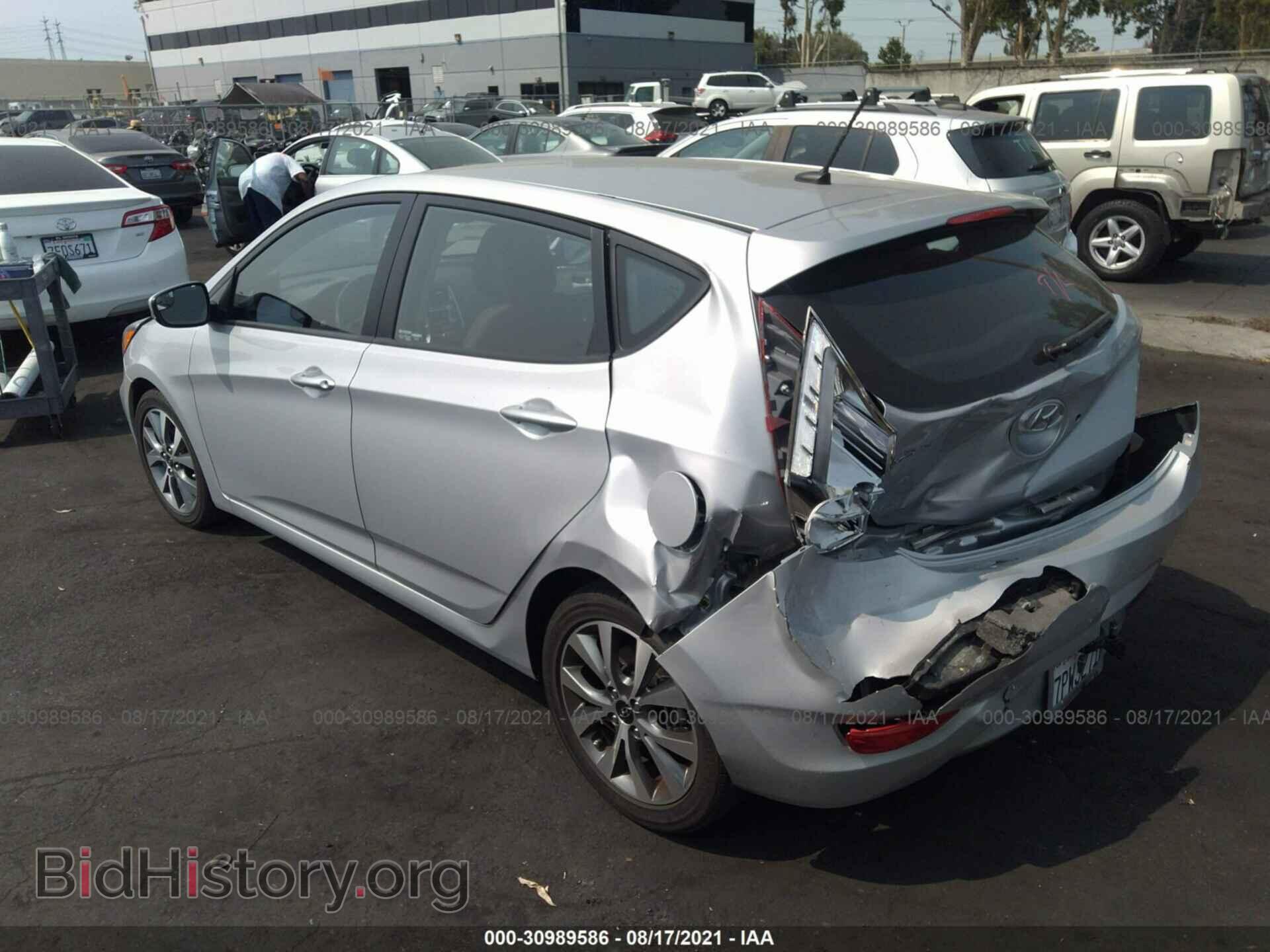 2016 HYUNDAI ACCENT - VIN: KMHCU5AE2GU264635 - Фото 3