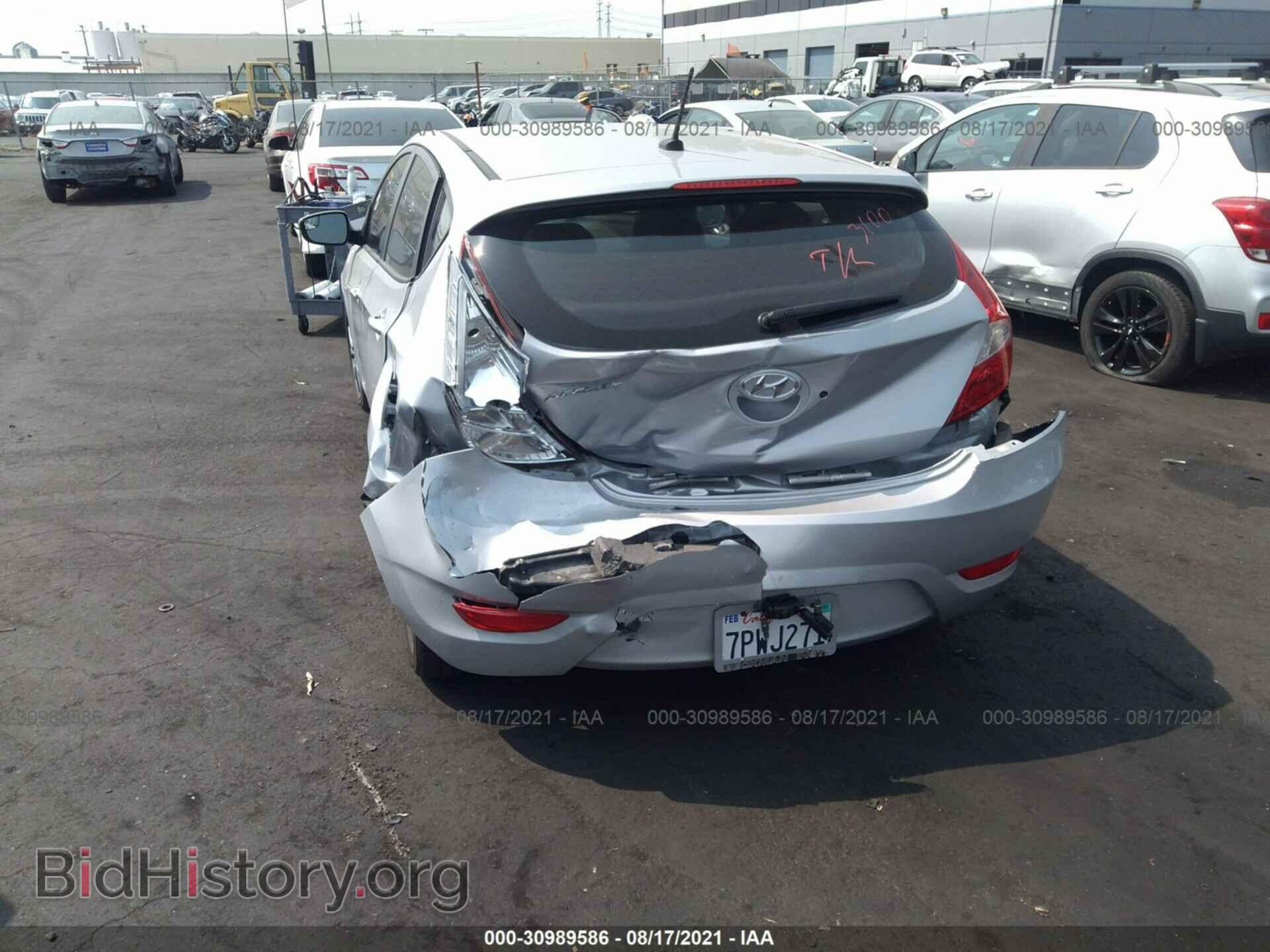 2016 HYUNDAI ACCENT - VIN: KMHCU5AE2GU264635 - Фото 6
