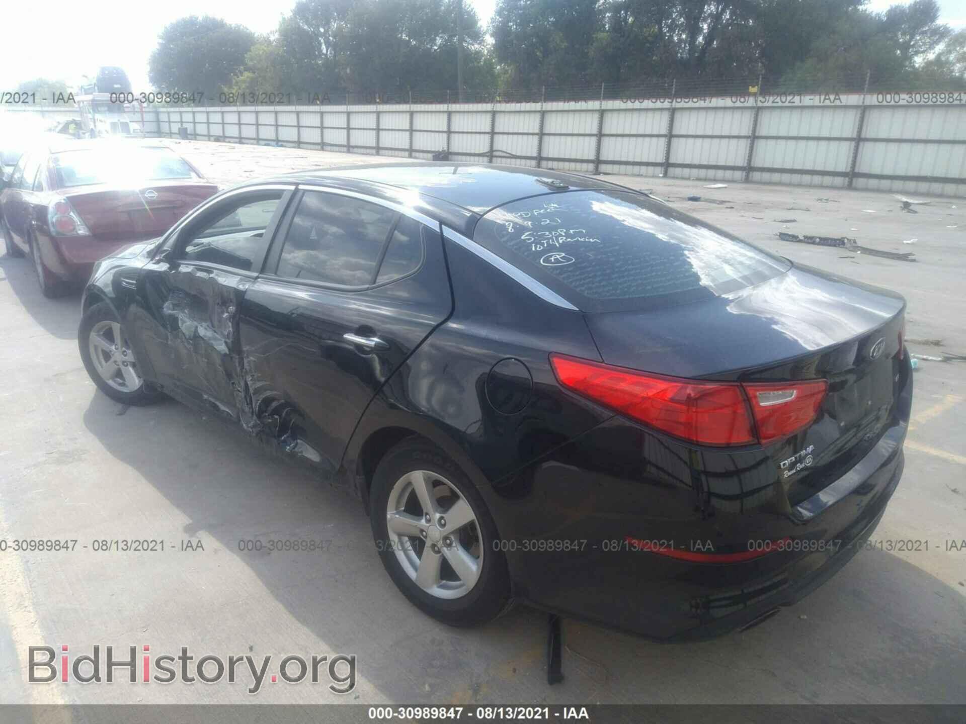 2015 KIA OPTIMA - VIN: 5XXGM4A72FG493743 - Фото 3