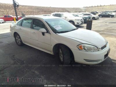 2009 Chevrolet IMPALA 3.5L LT, white — VIN 2G1WT57K091232629, IAAI