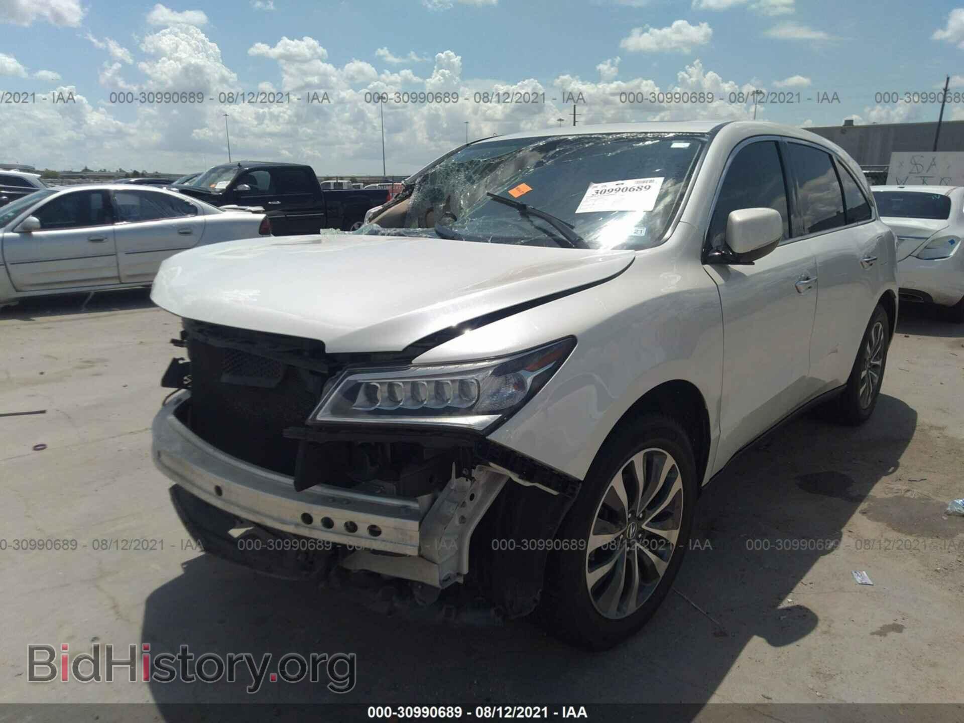 2015 ACURA MDX - VIN: 5FRYD3H49FB002404 - Photo 2