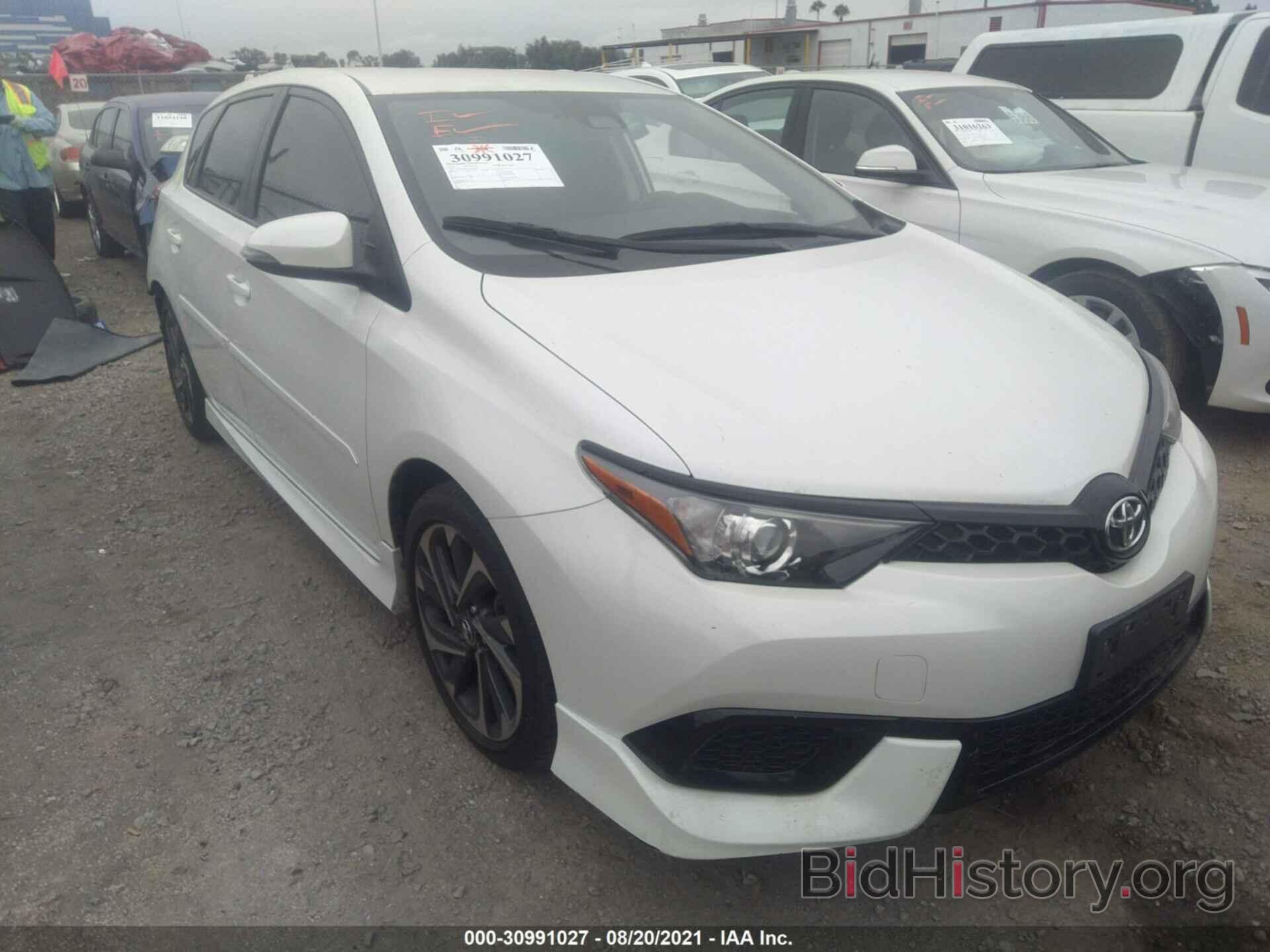 Photo JTNKARJE3JJ556508 - TOYOTA COROLLA IM 2018