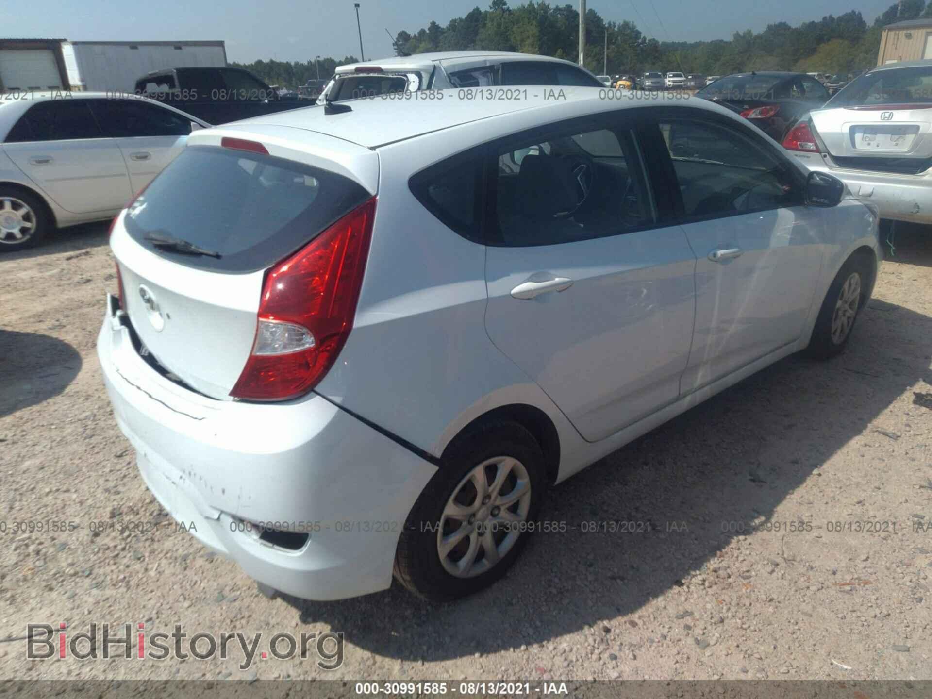 2012 HYUNDAI ACCENT - VIN: KMHCT5AE6CU007636 - Фото 4