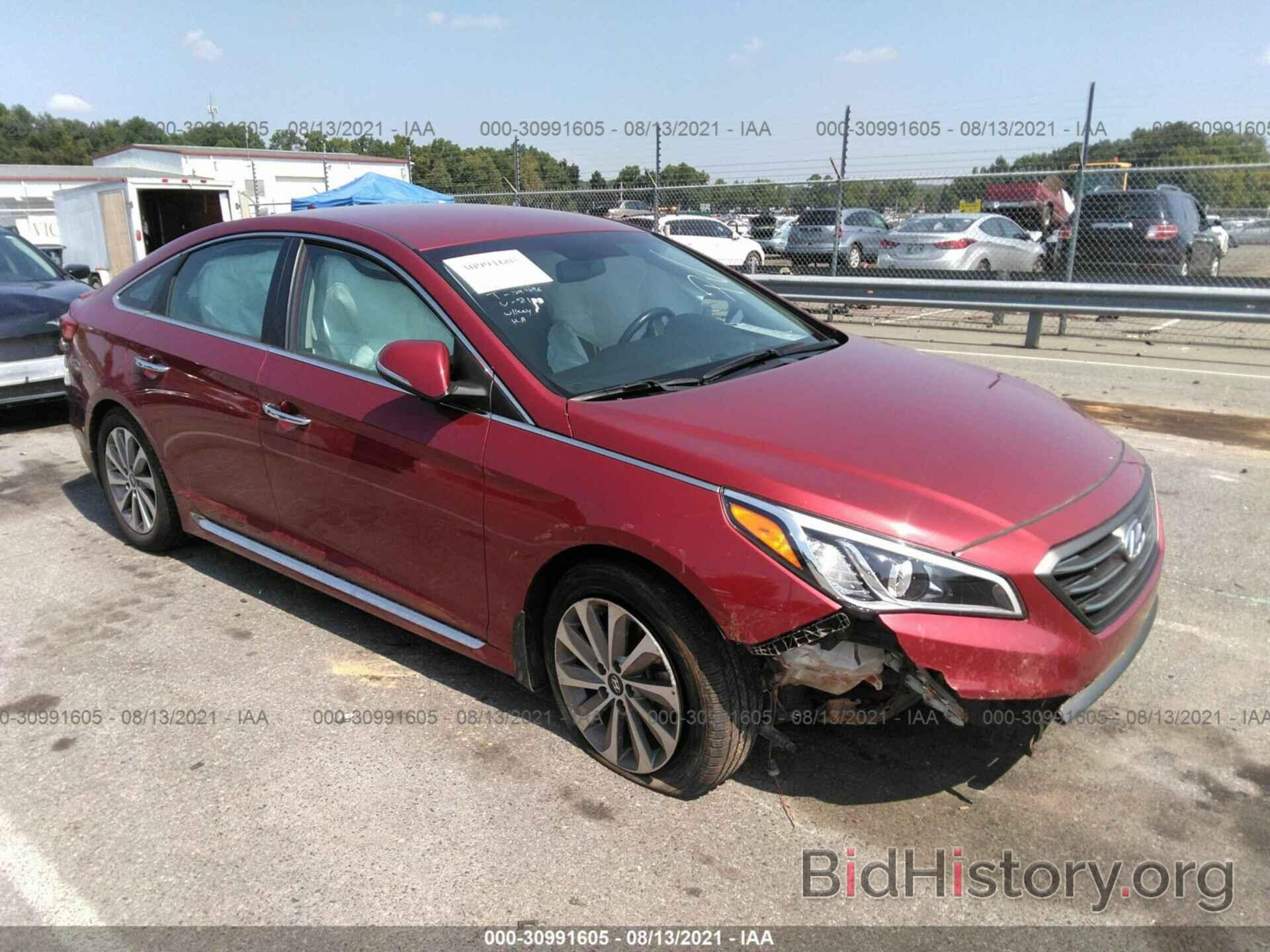 Photo 5NPE34AFXFH148188 - HYUNDAI SONATA 2015