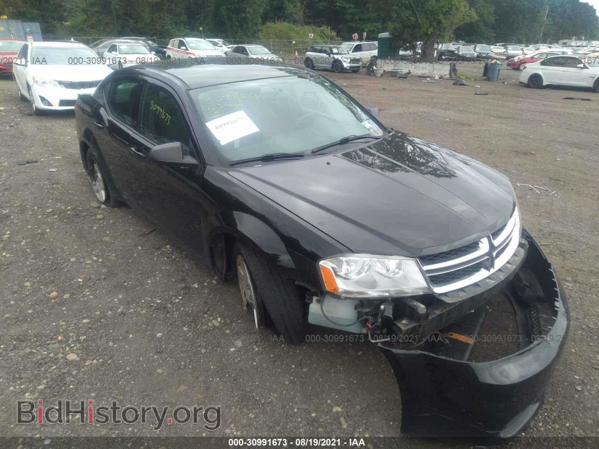 Photo 1C3CDZAB1CN275376 - DODGE AVENGER 2012