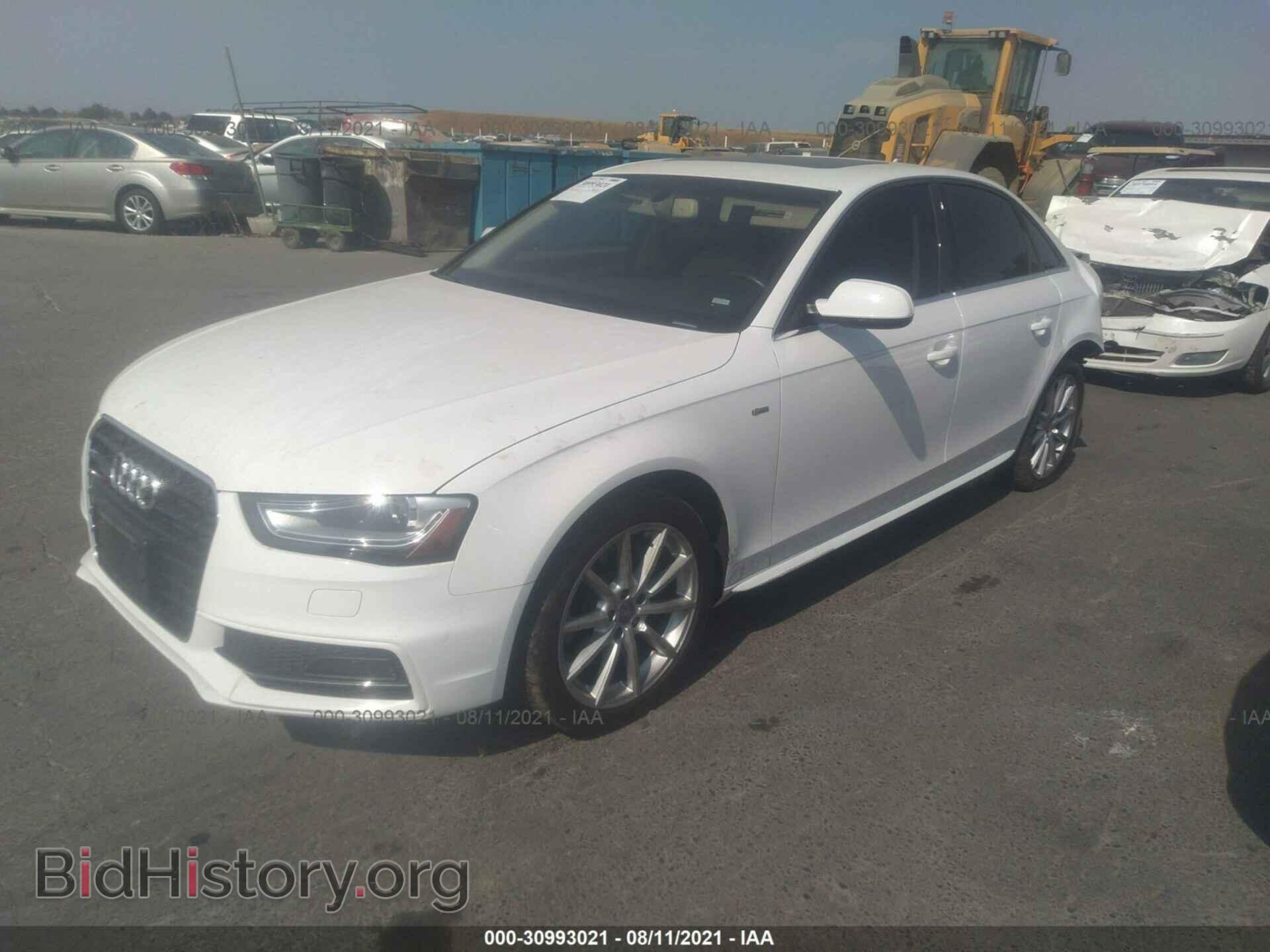 2014 AUDI A4 - VIN: WAUFFAFL9EN018133 - Фото 2