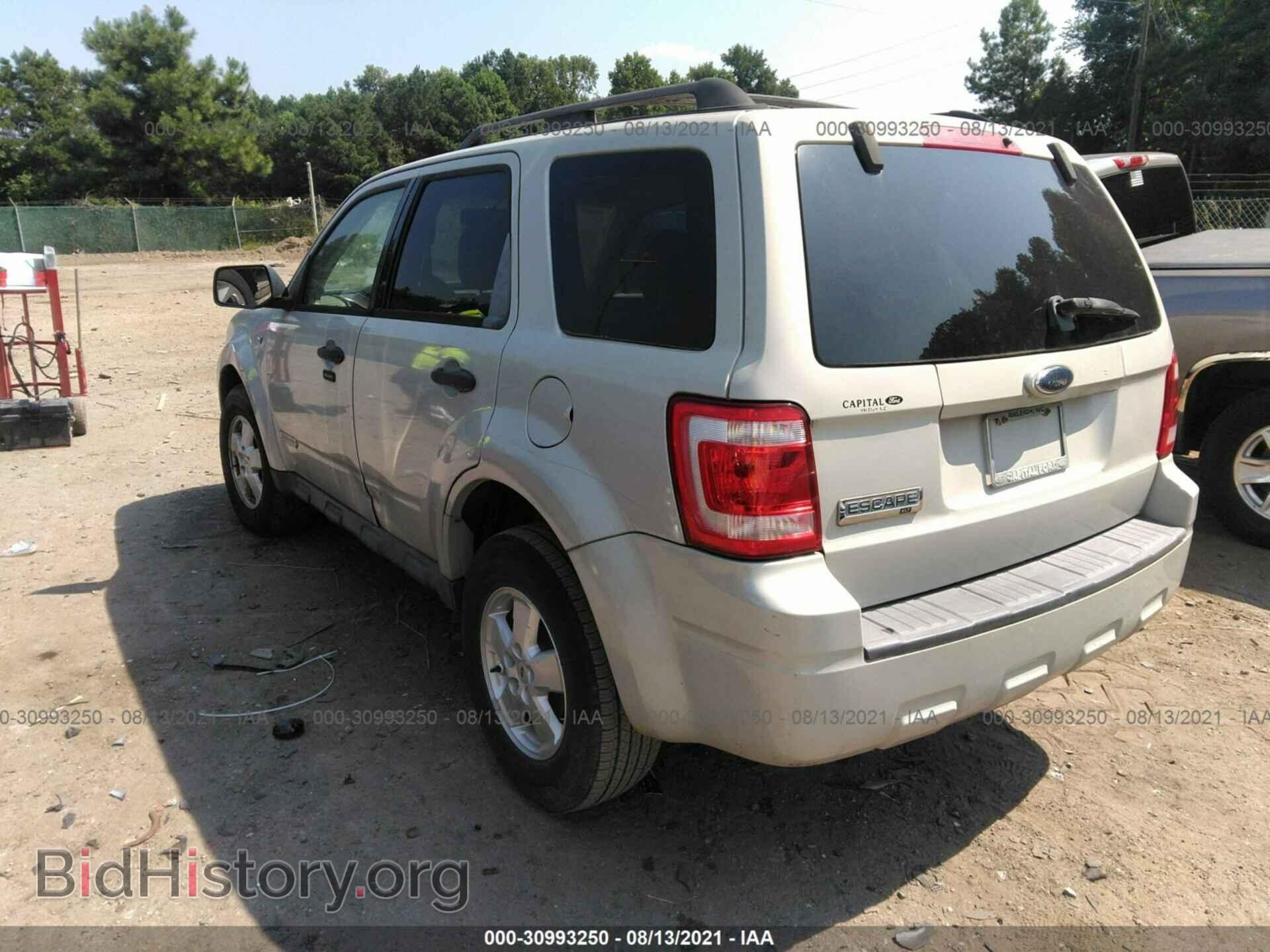 2008 FORD ESCAPE - VIN: 1FMCU03158KB77497 - Фото 3