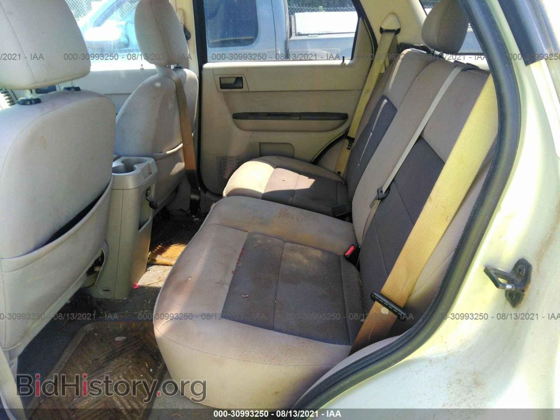 2008 FORD ESCAPE - VIN: 1FMCU03158KB77497 - Фото 8