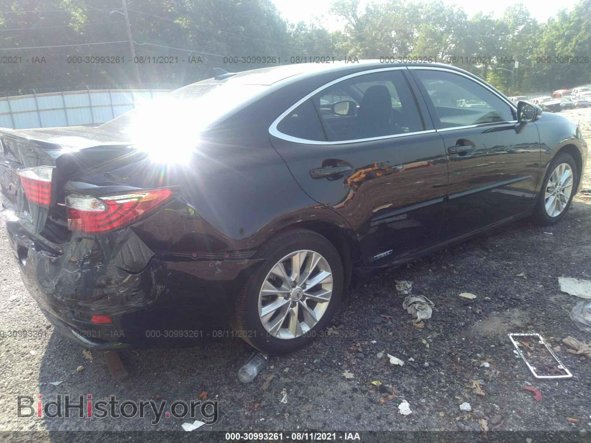 2014 LEXUS ES 300H - VIN: JTHBW1GG2E2055222 - Фото 4