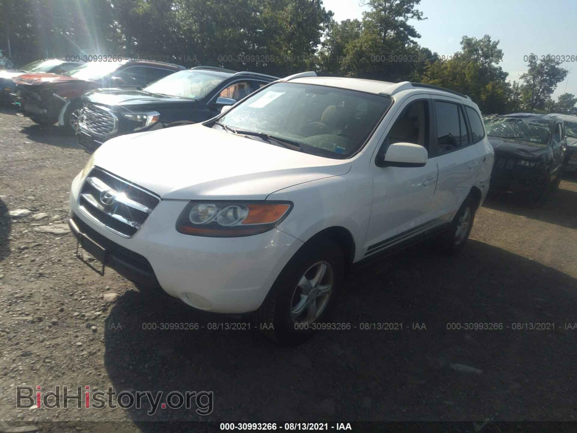 2007 HYUNDAI SANTA FE - VIN: 5NMSG13D97H069594 - Фото 2