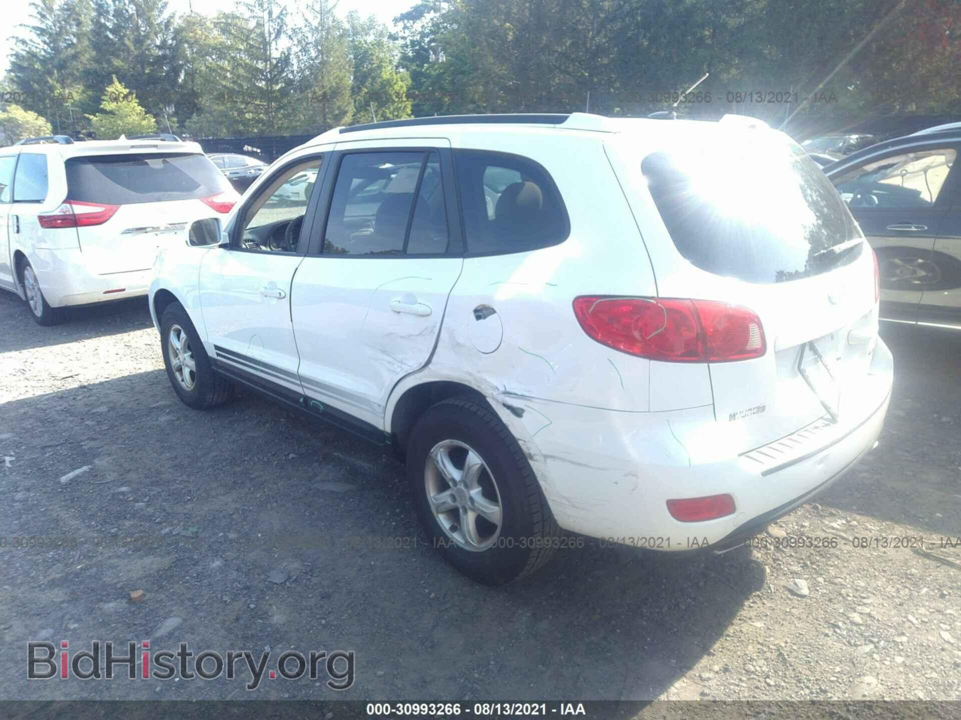 2007 HYUNDAI SANTA FE - VIN: 5NMSG13D97H069594 - Фото 3