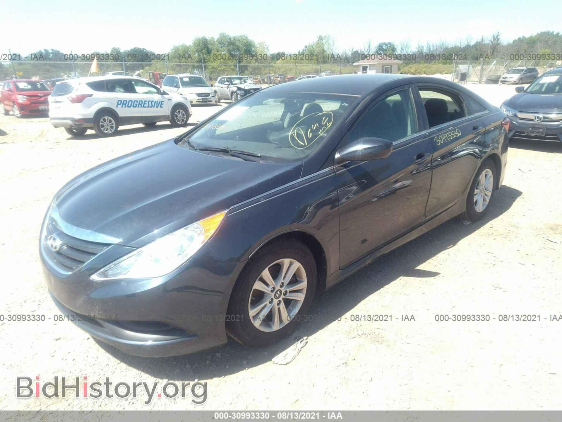 2014 HYUNDAI SONATA - VIN: 5NPEB4AC7EH883315 - Фото 2
