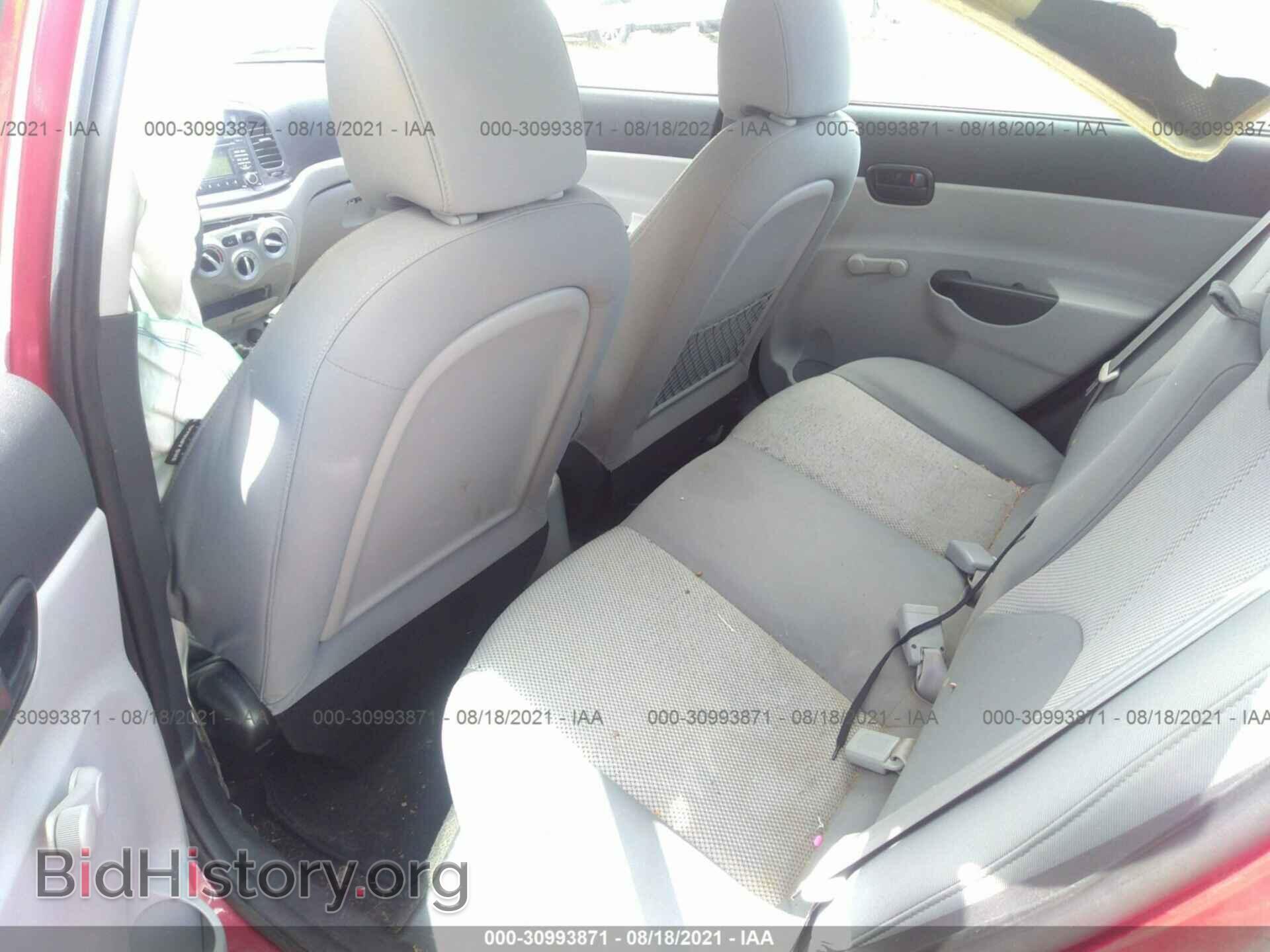 2011 HYUNDAI ACCENT - VIN: KMHCN4AC3BU619794 - Фото 8