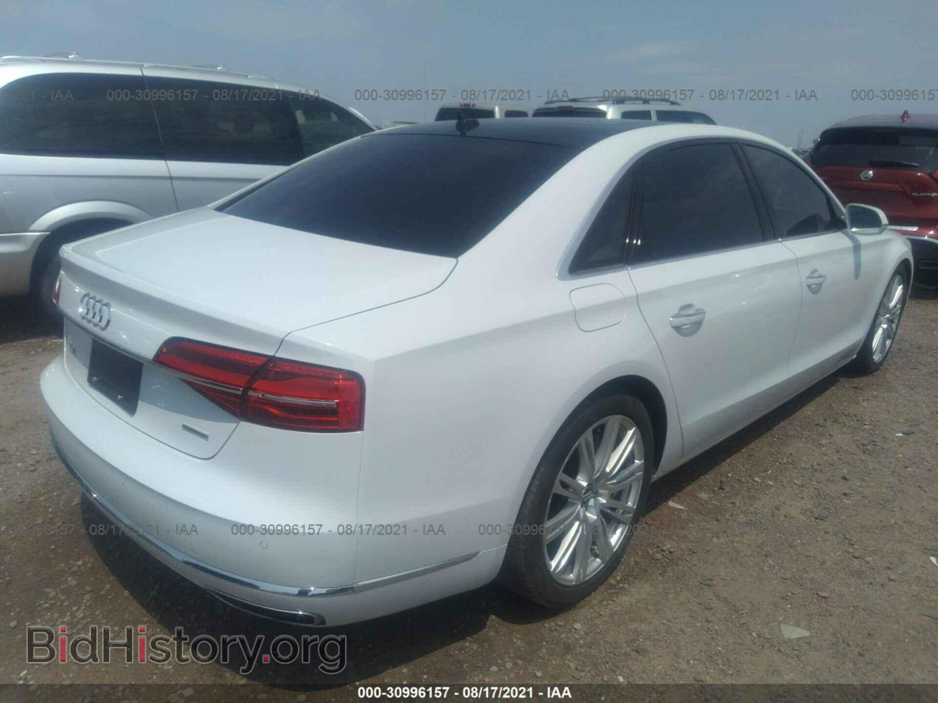 2016 AUDI A8 L - VIN: WAU34AFD8GN002543 - Фото 4