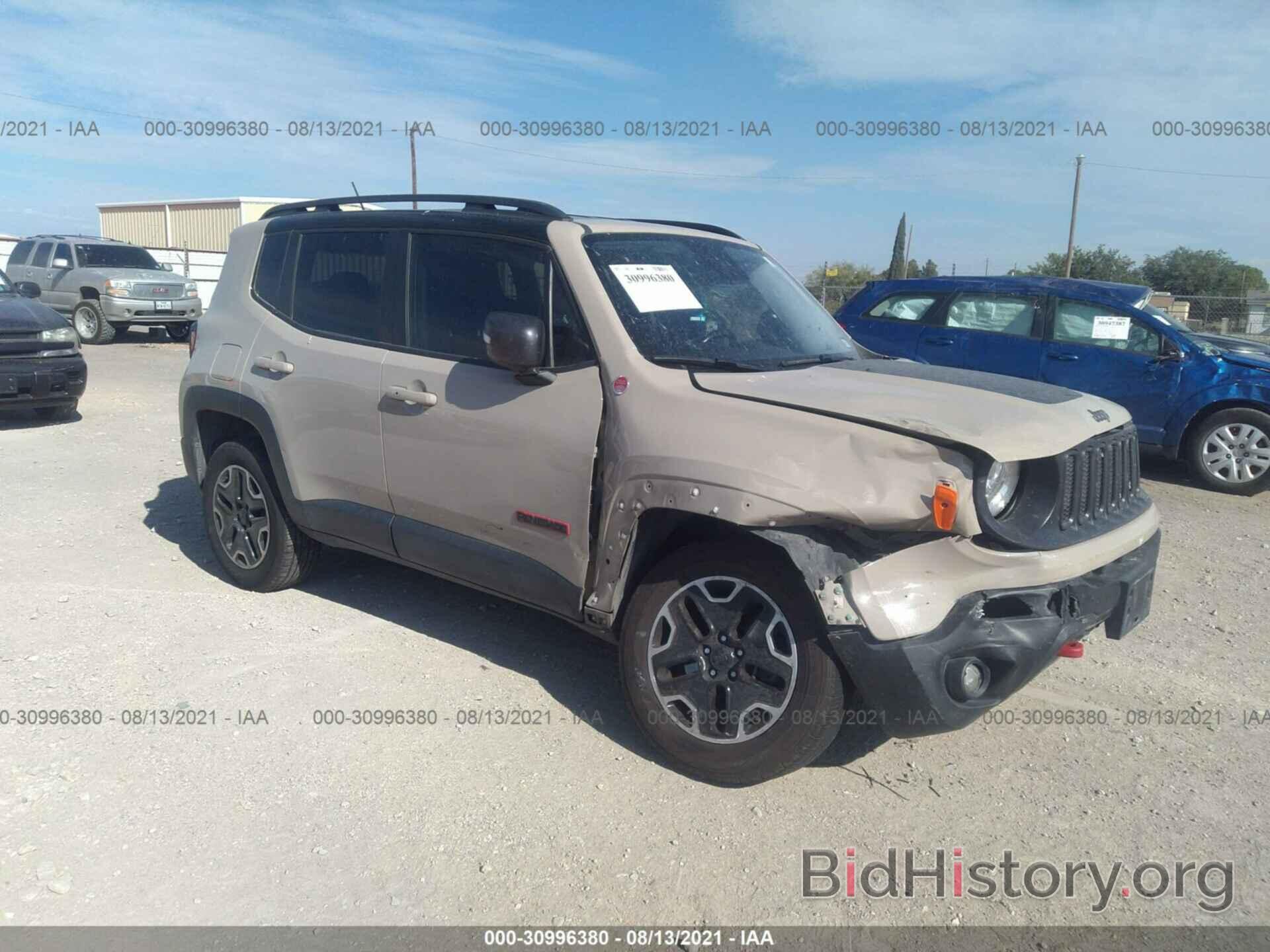 Фотография ZACCJBCT9GPE07248 - JEEP RENEGADE 2016