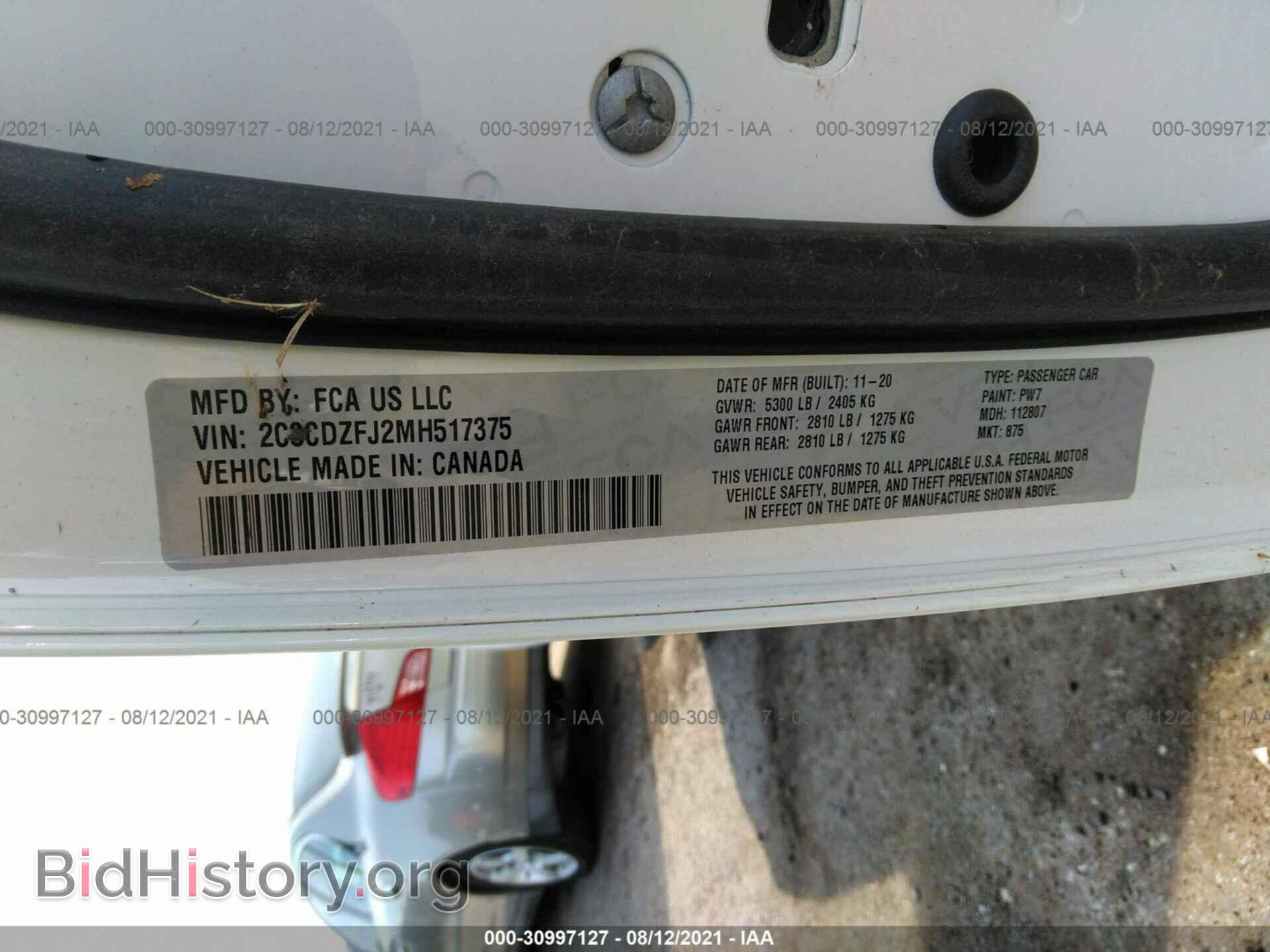 2021 DODGE CHALLENGER - VIN: 2C3CDZFJ2MH517375 - Фото 9