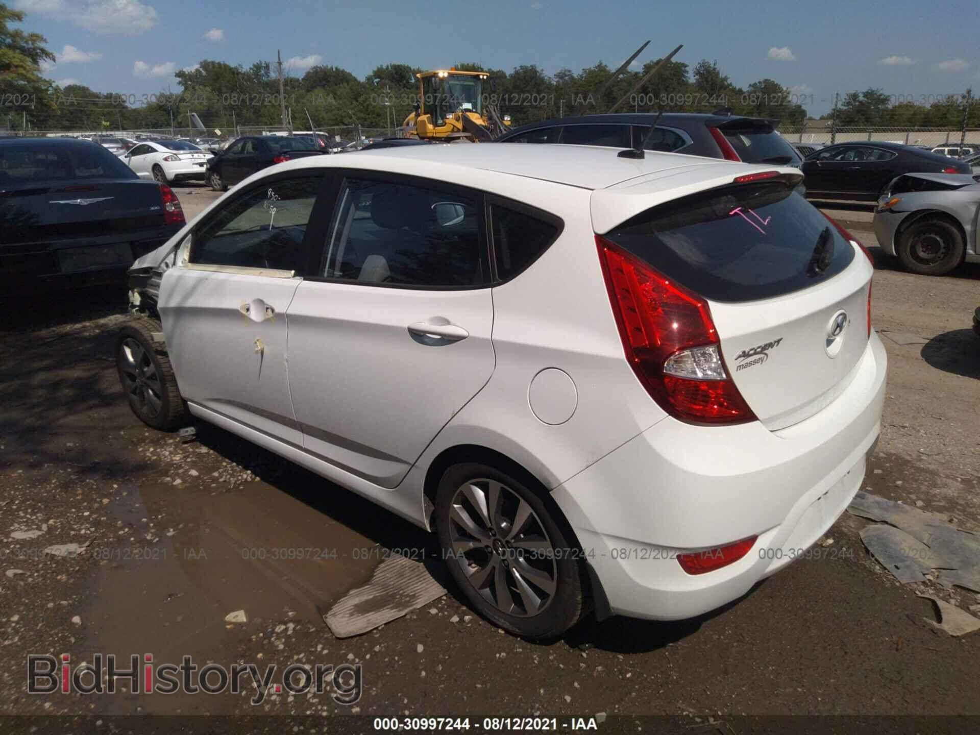 2016 HYUNDAI ACCENT - VIN: KMHCU5AEXGU272773 - Фото 3