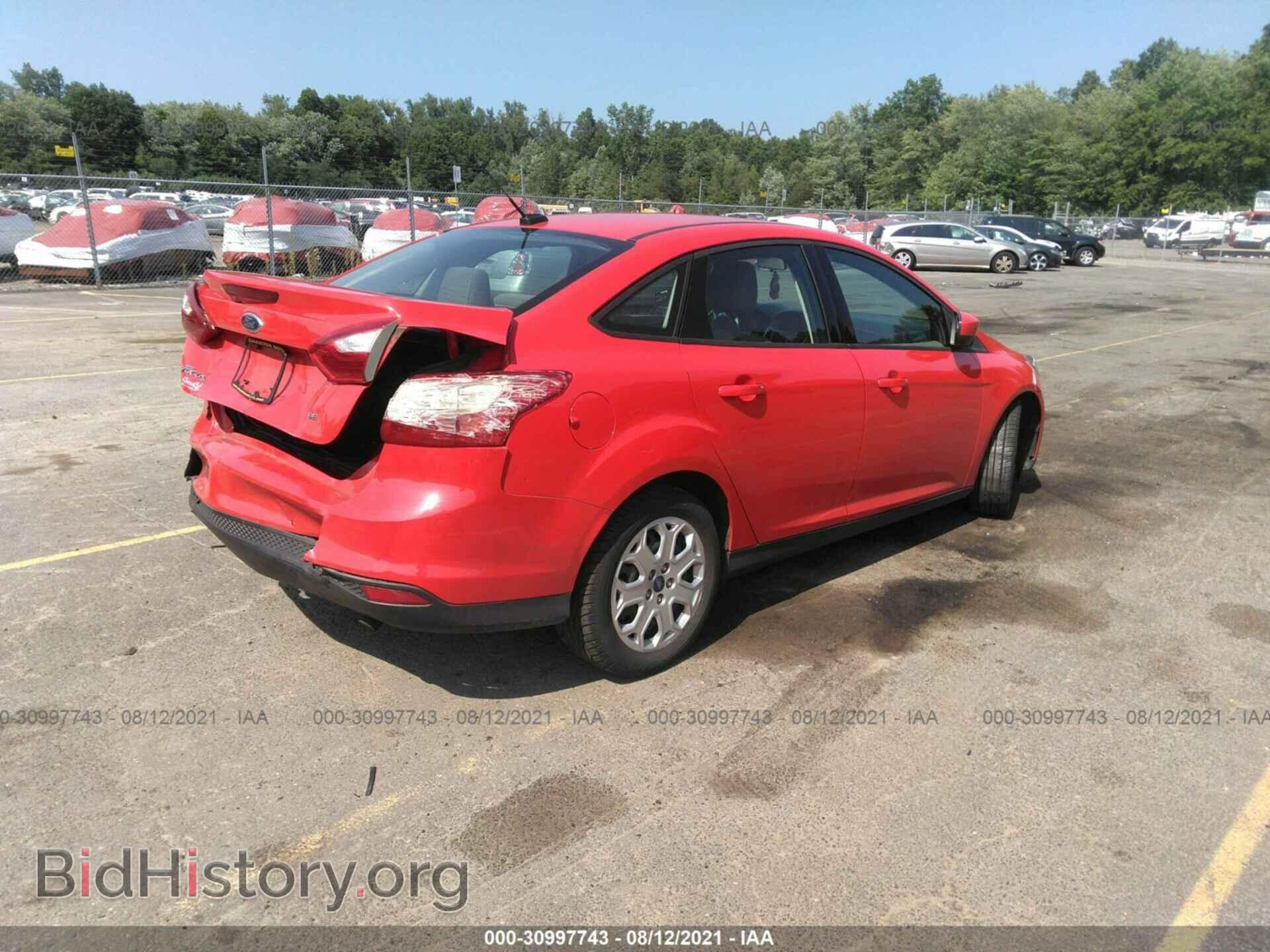 2012 FORD FOCUS - VIN: 1FAHP3F27CL306582 - Фото 4