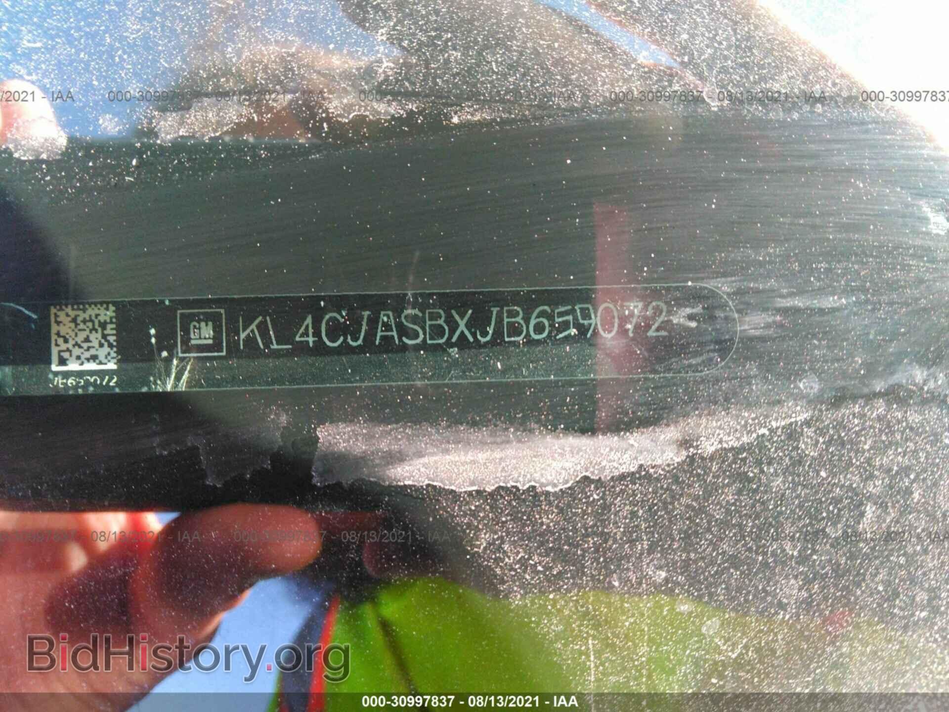 2018 BUICK ENCORE - VIN: KL4CJASBXJB659072 - Photo 9
