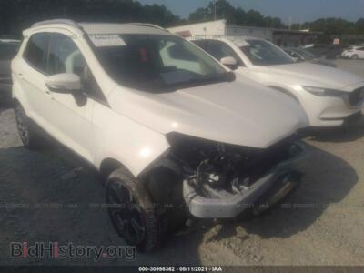 2021 Ford ECOSPORT Titanium, белый — VIN MAJ6S3KL5MC411708, IAAI