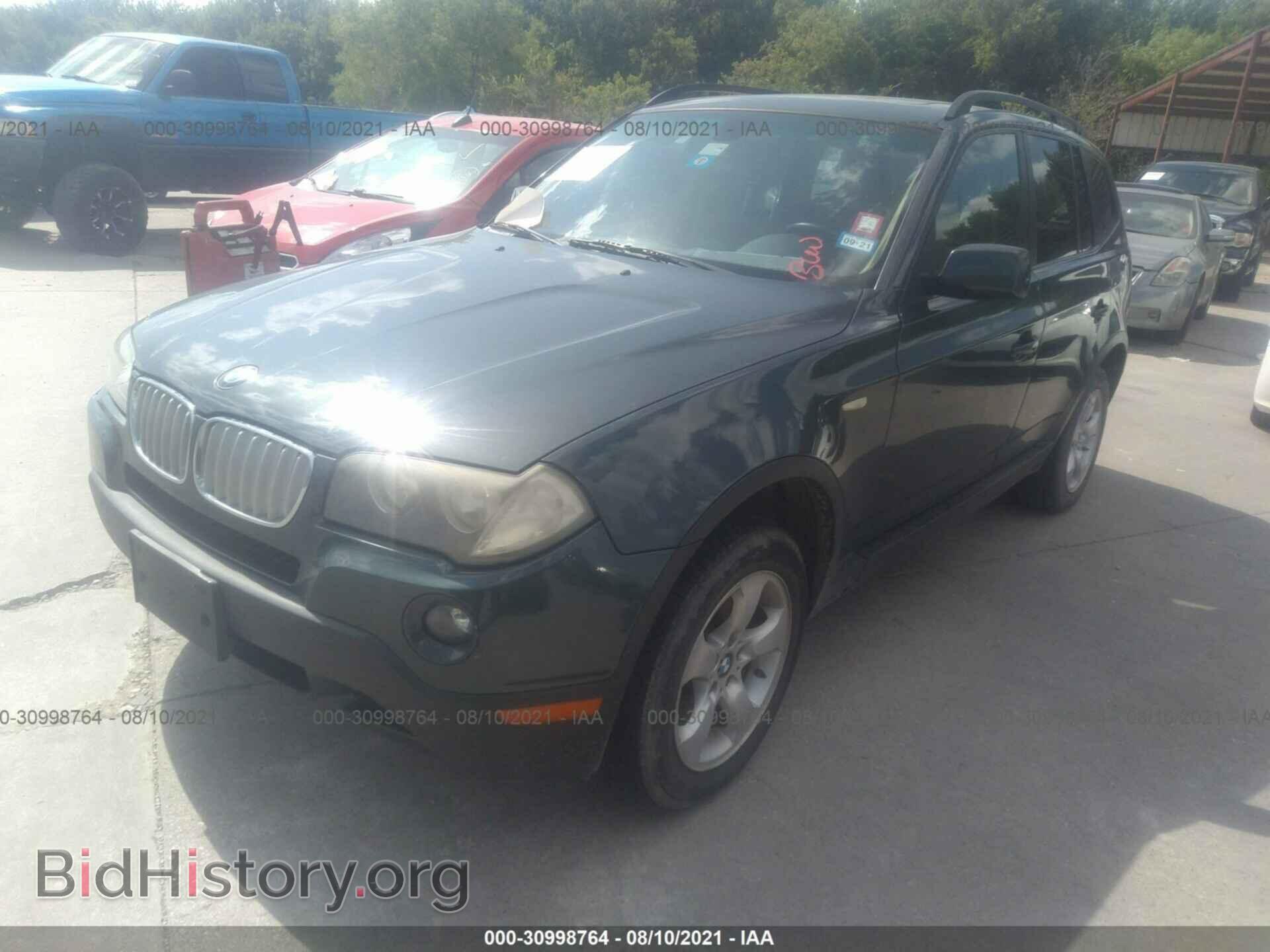2007 BMW X3 - VIN: WBXPC93407WF15165 - Фото 2