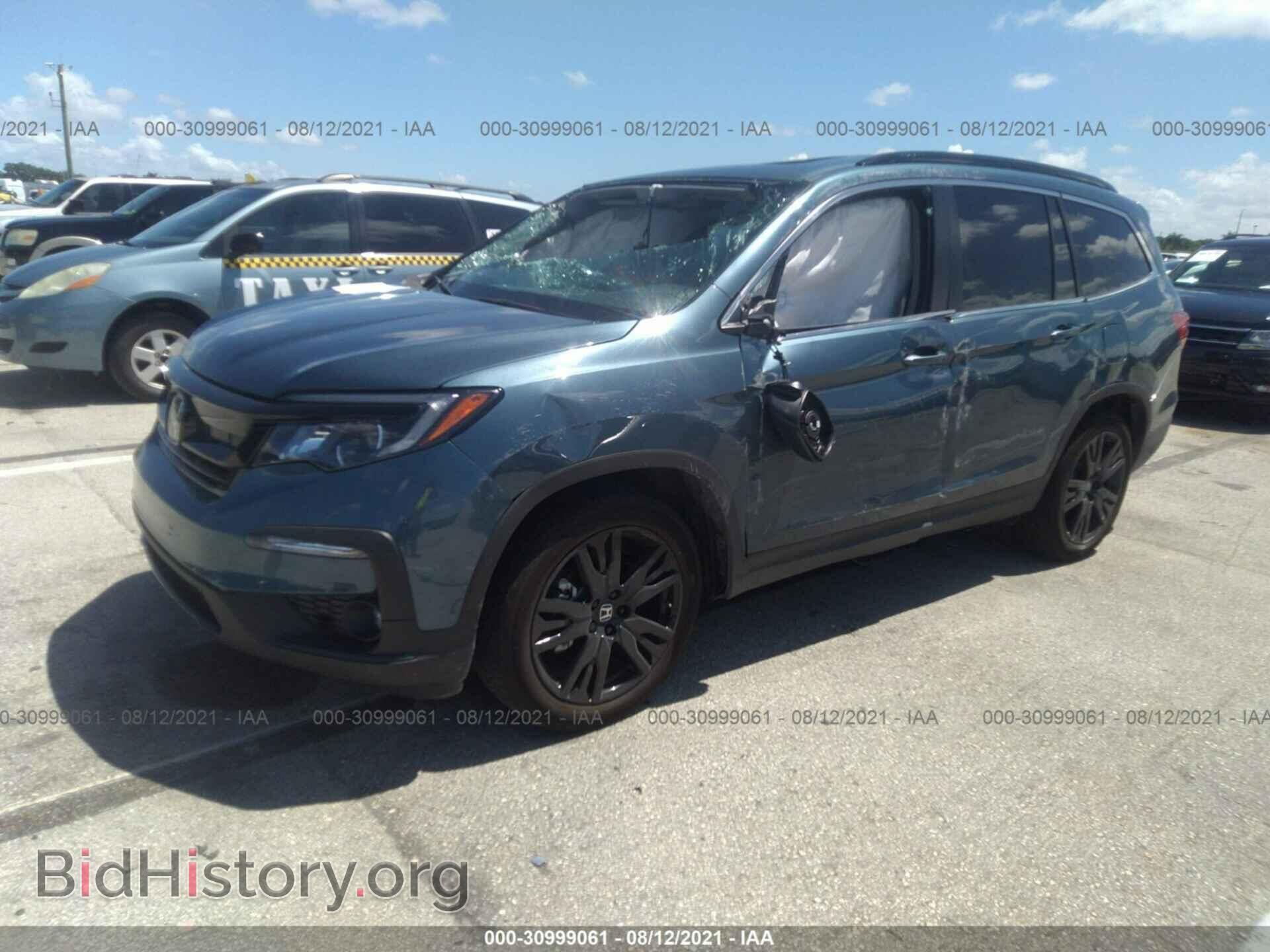 2021 HONDA PILOT - VIN: 5FNYF5H24MB025883 - Фото 2