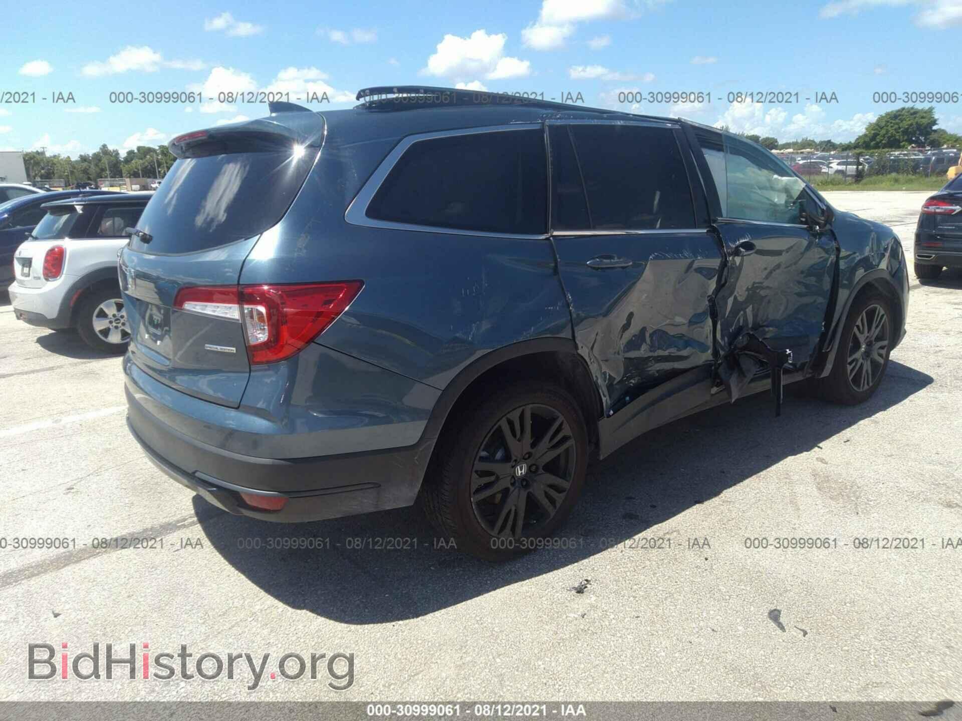 2021 HONDA PILOT - VIN: 5FNYF5H24MB025883 - Фото 4