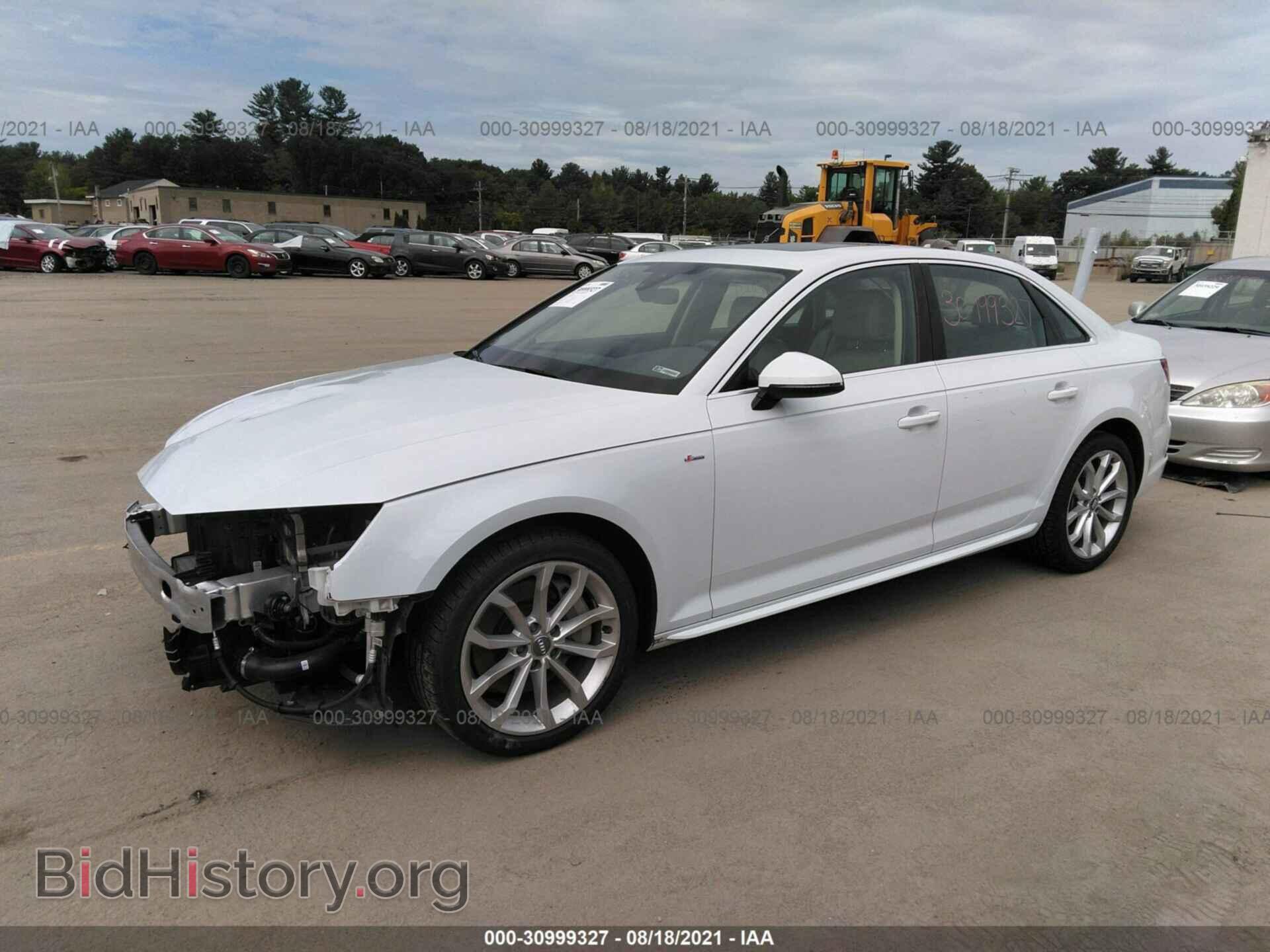 2019 AUDI A4 - VIN: WAUDNAF41KA118474 - Фото 2