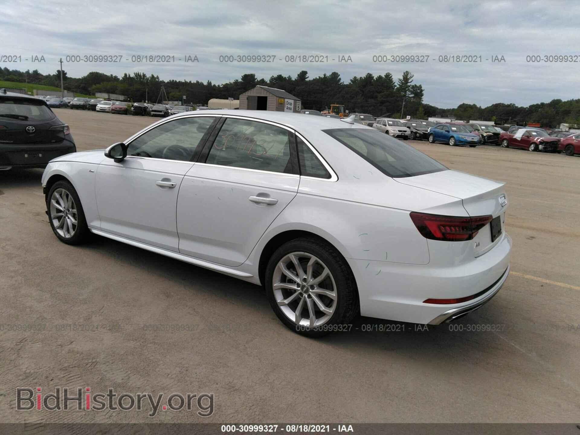 2019 AUDI A4 - VIN: WAUDNAF41KA118474 - Фото 3