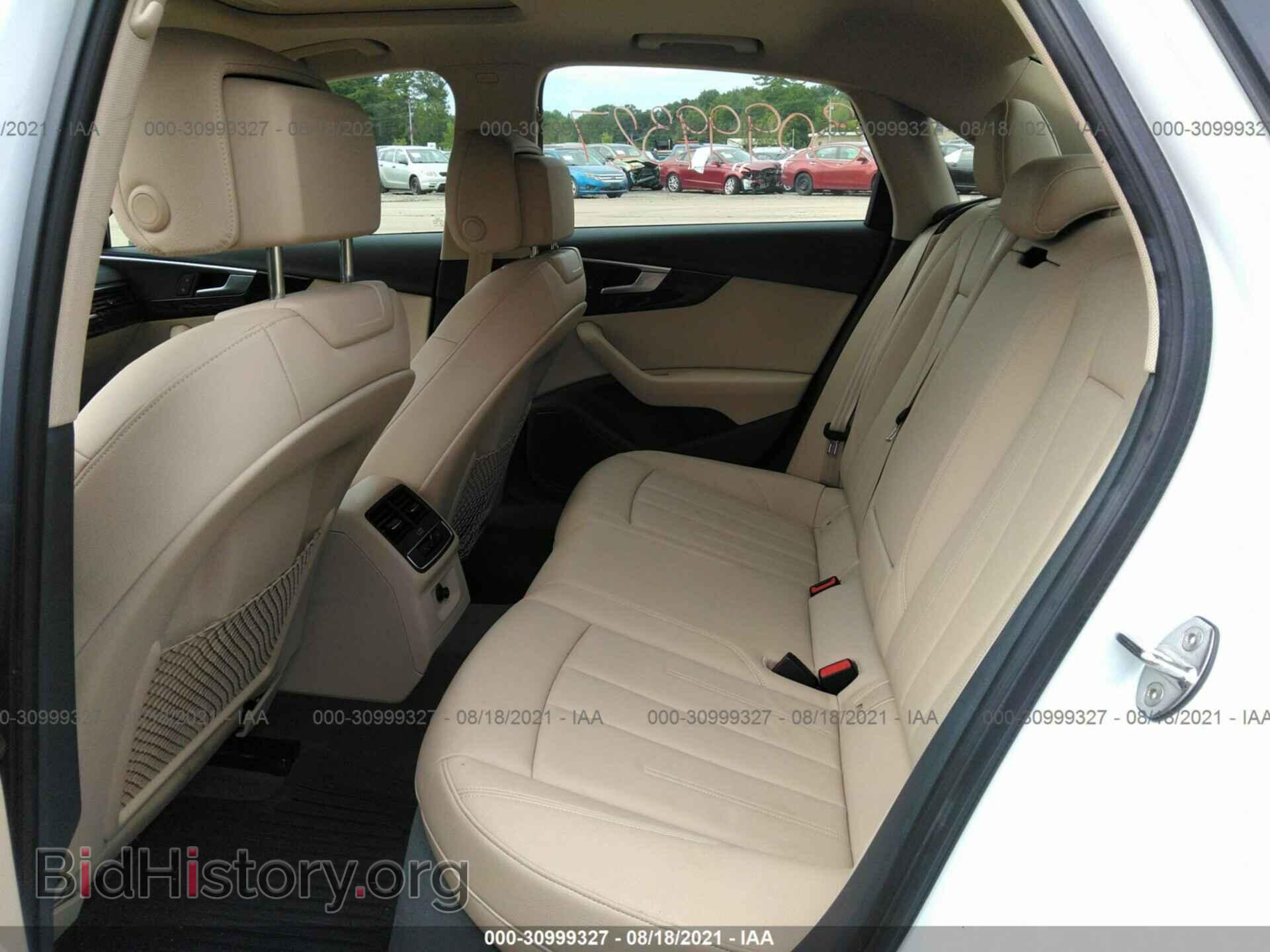 2019 AUDI A4 - VIN: WAUDNAF41KA118474 - Фото 8
