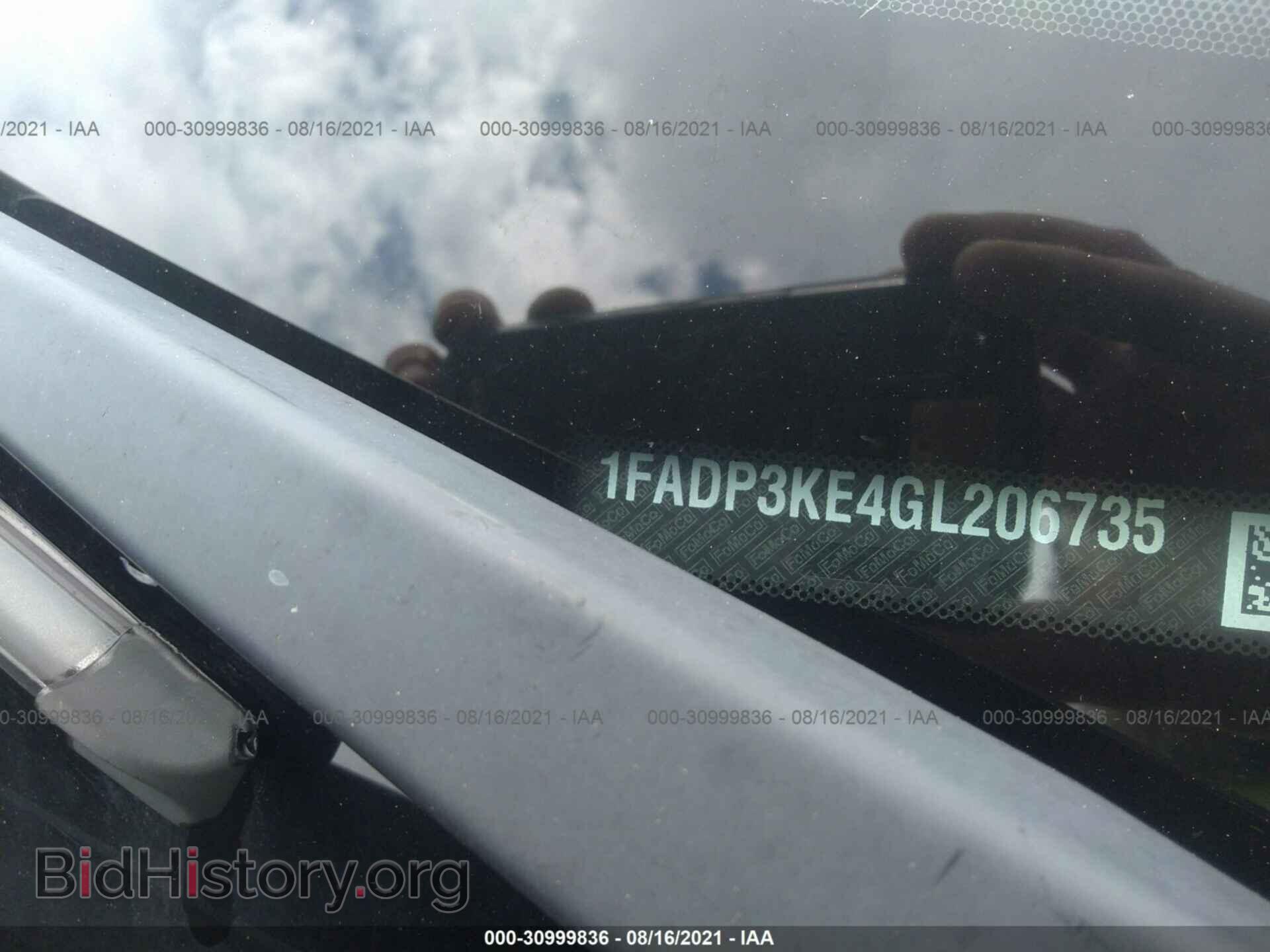2016 FORD FOCUS - VIN: 1FADP3KE4GL206735 - Фото 9