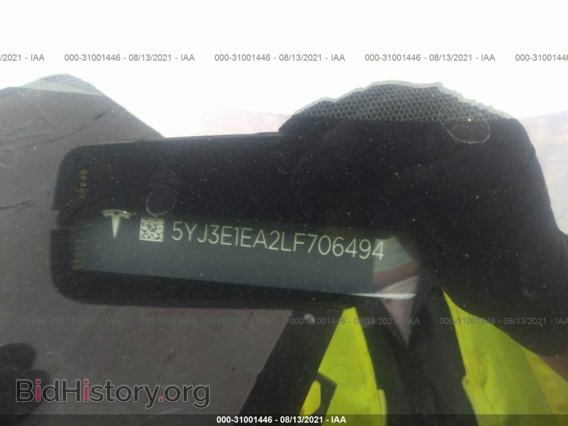 2020 TESLA MODEL 3 - VIN: 5YJ3E1EA2LF706494 - Photo 9