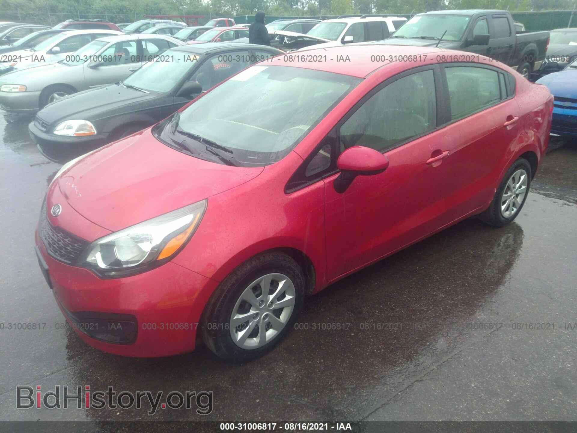 2013 KIA RIO - VIN: KNADM4A31D6122131 - Фото 2