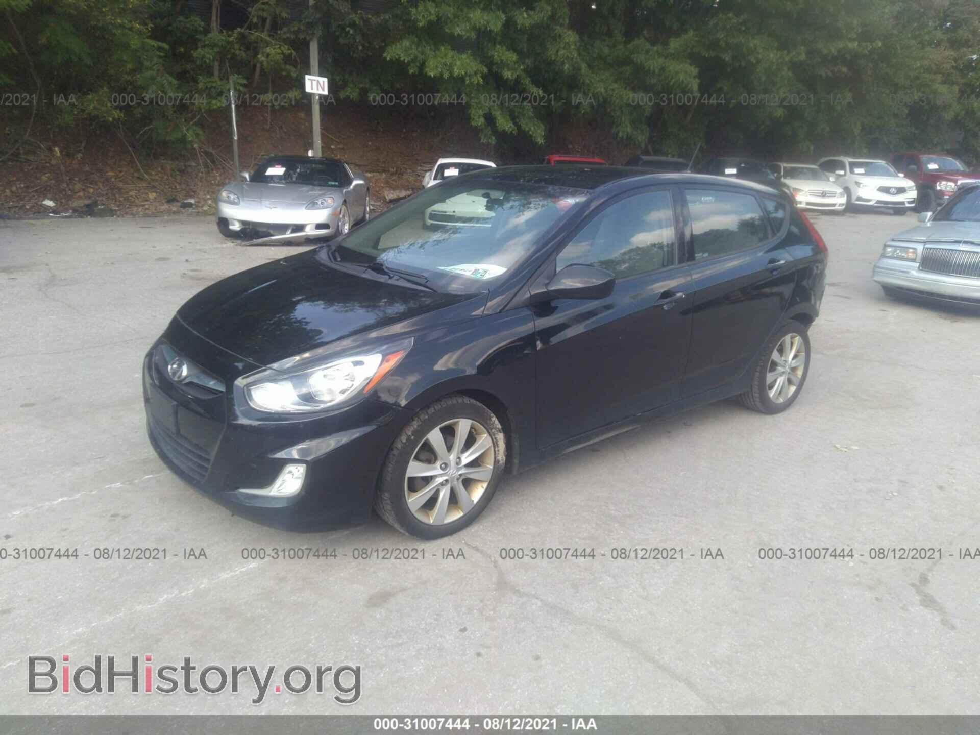 2012 HYUNDAI ACCENT - VIN: KMHCU5AE7CU009411 - Фото 2