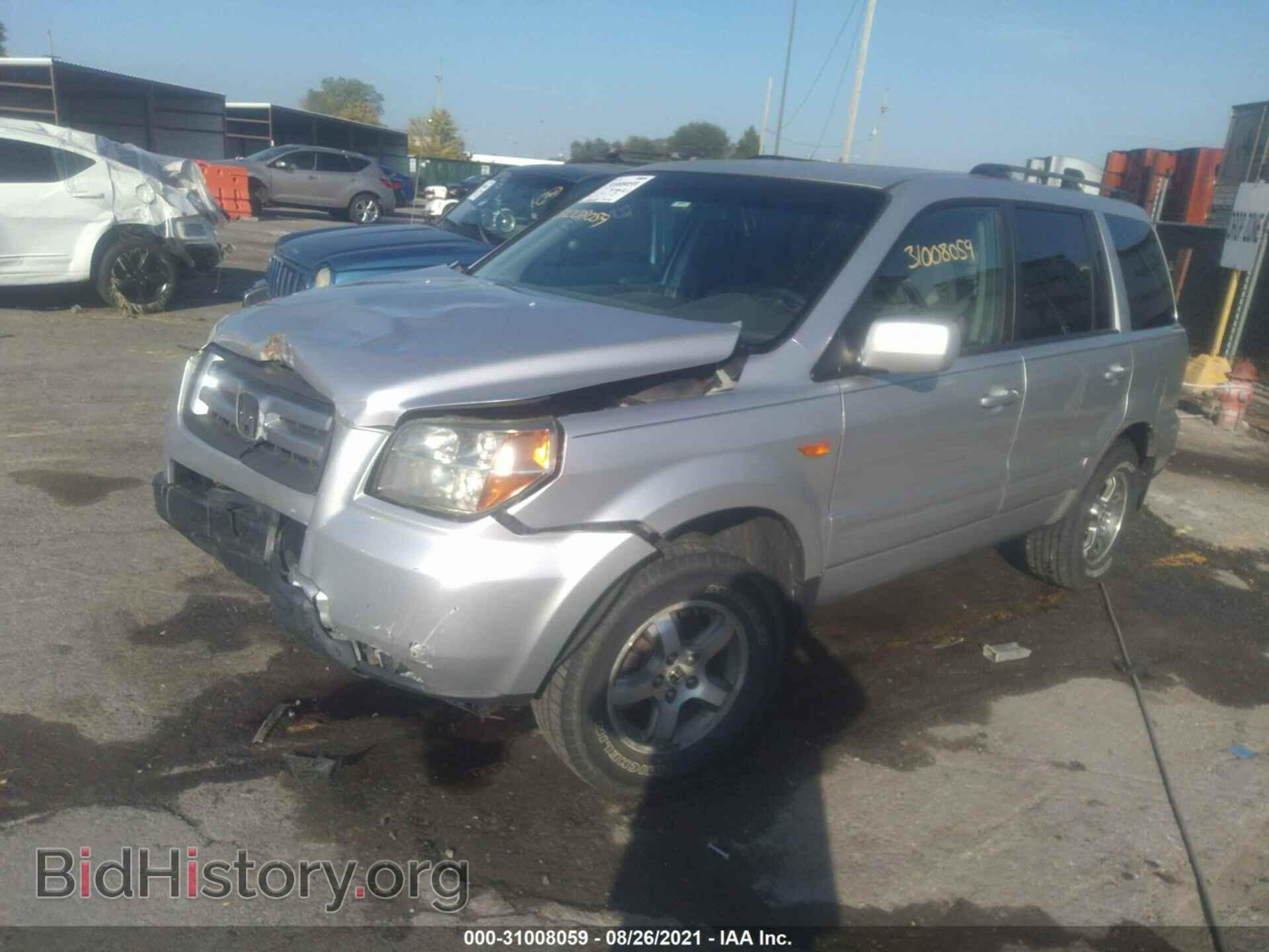 2006 HONDA PILOT - VIN: 2HKYF18406H557016 - Фото 2
