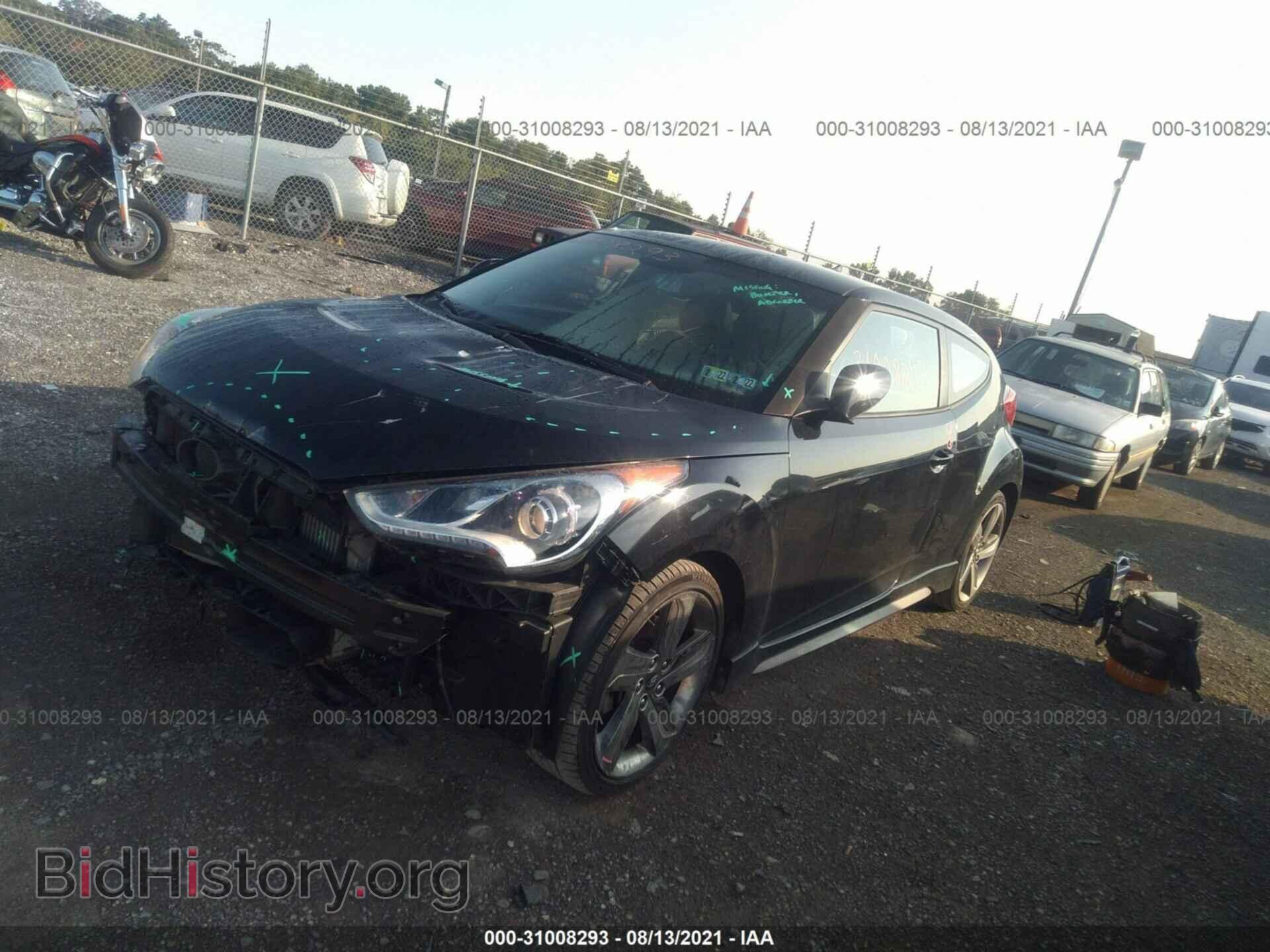 2014 HYUNDAI VELOSTER - VIN: KMHTC6AEXEU192105 - Фото 2