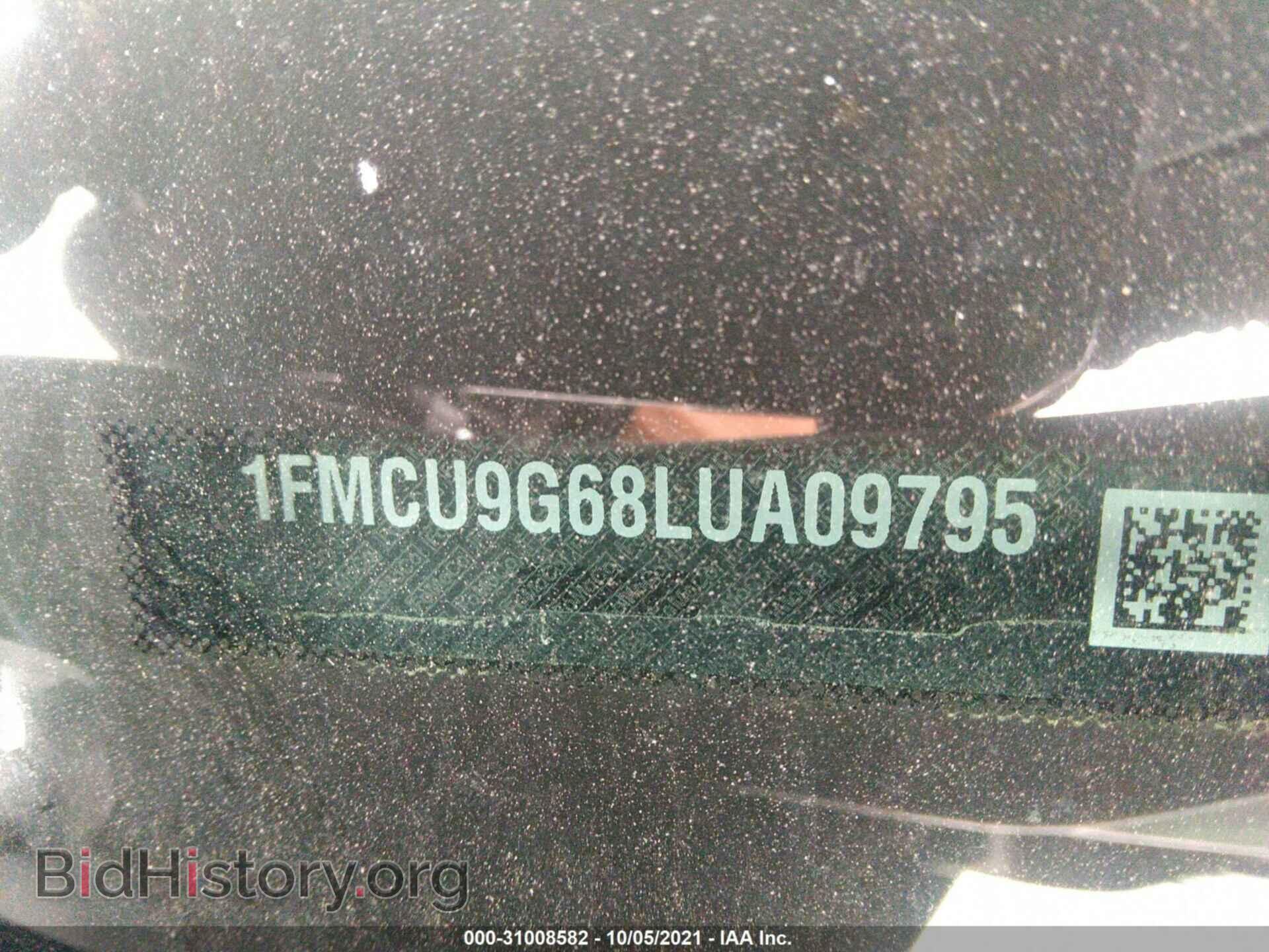 2020 FORD ESCAPE - VIN: 1FMCU9G68LUA09795 - Photo 9