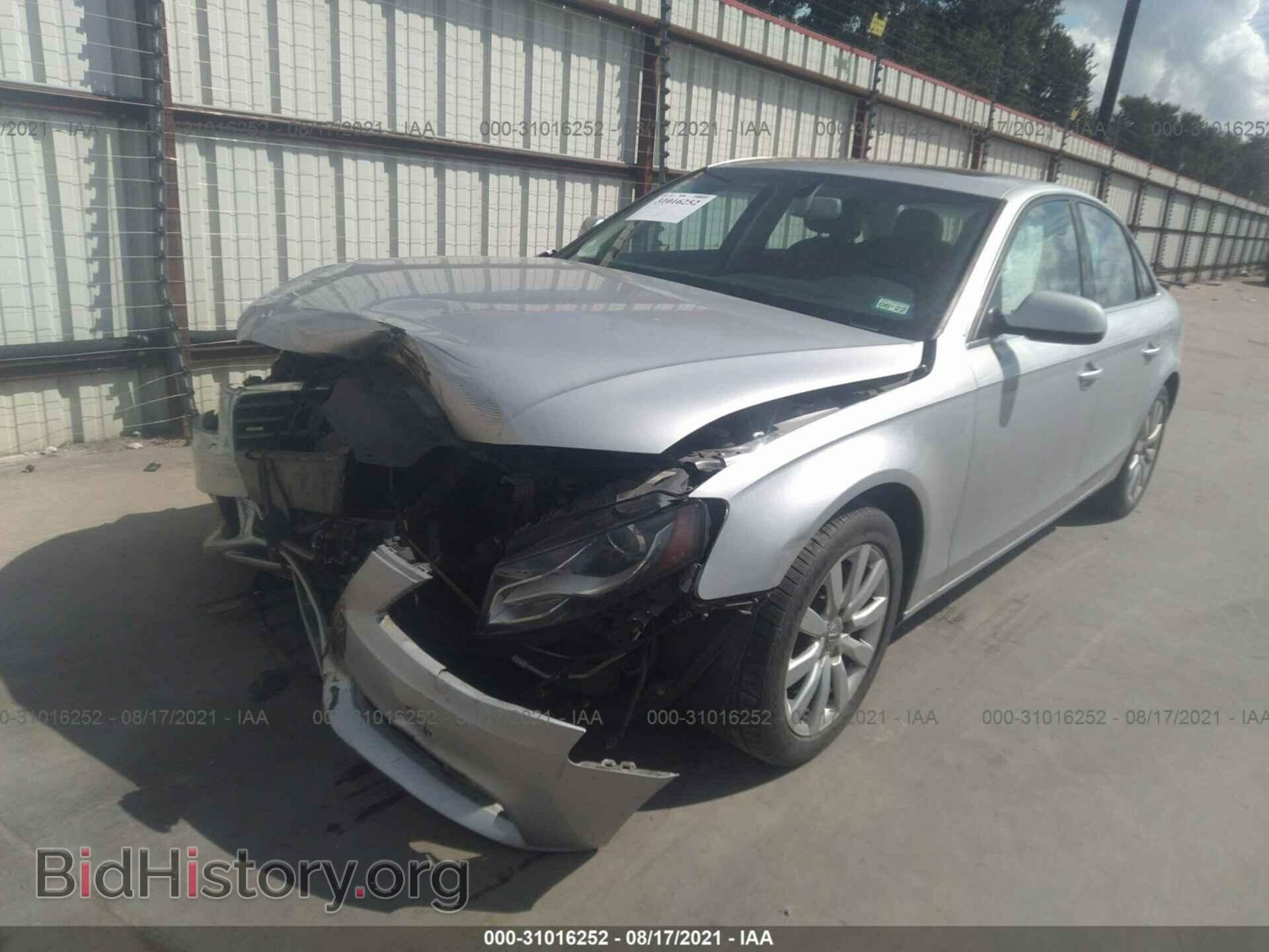 2012 AUDI A4 - VIN: WAUDFAFL6CN003402 - Фото 2